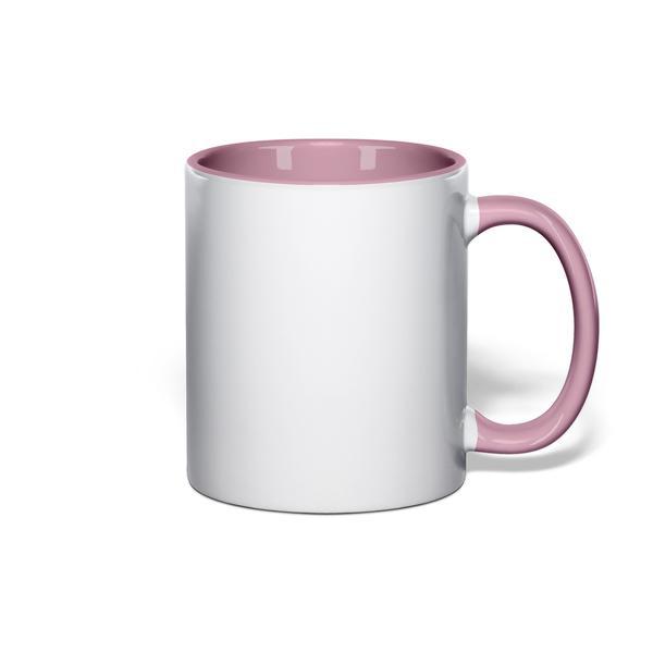 SUBLIMATION MUG WITH COLOR INISDE + HANDLE