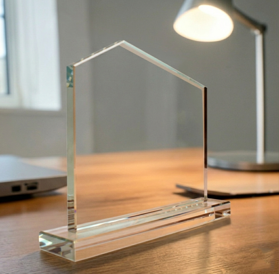 CRYSTAL GLASS TROPHY AWARD ( LCC03 )