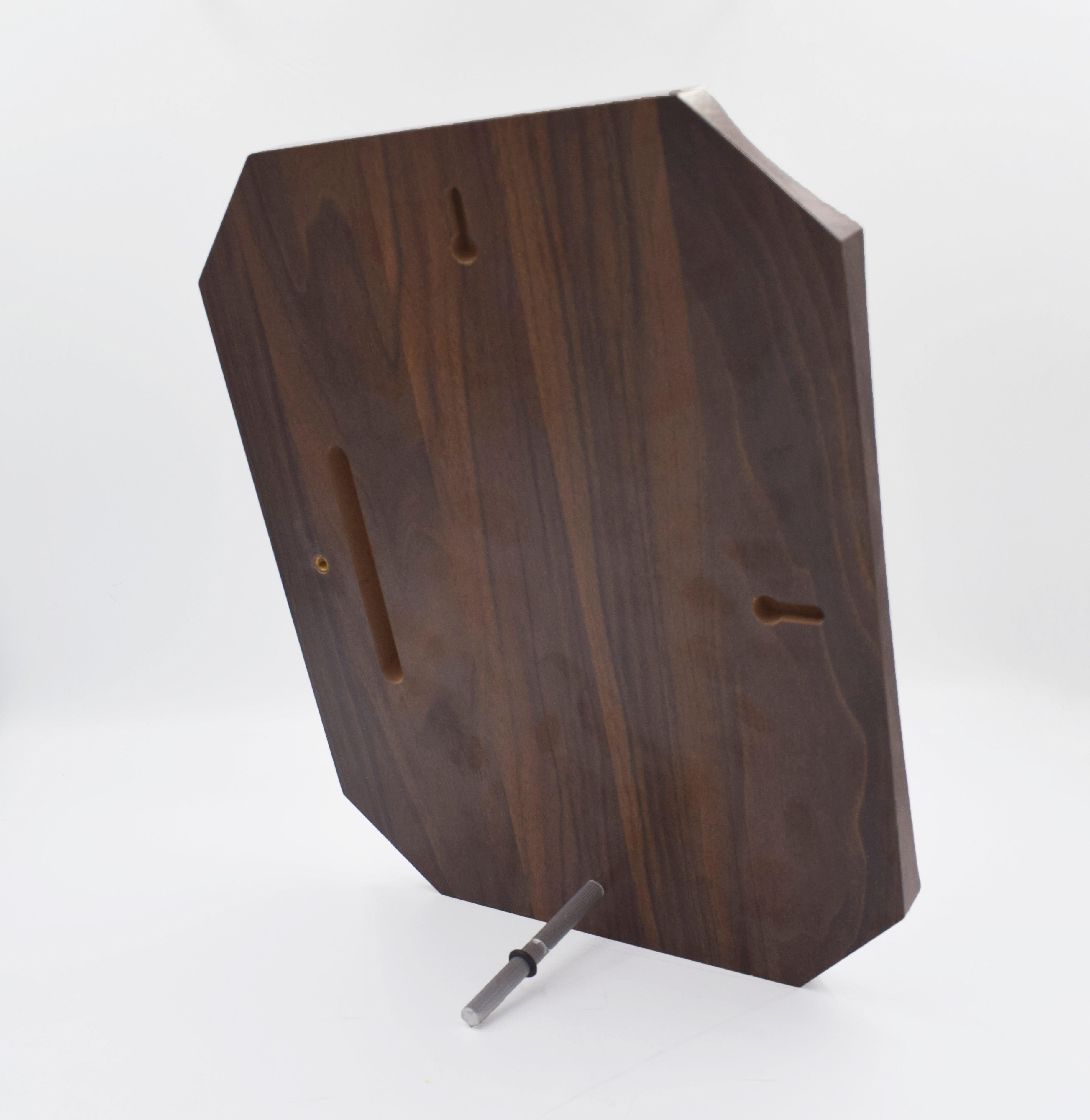 GOLD ALUMINUM PLATE WOODEN CERTIFICATE PLAQUE AWARD (Y-4334 )