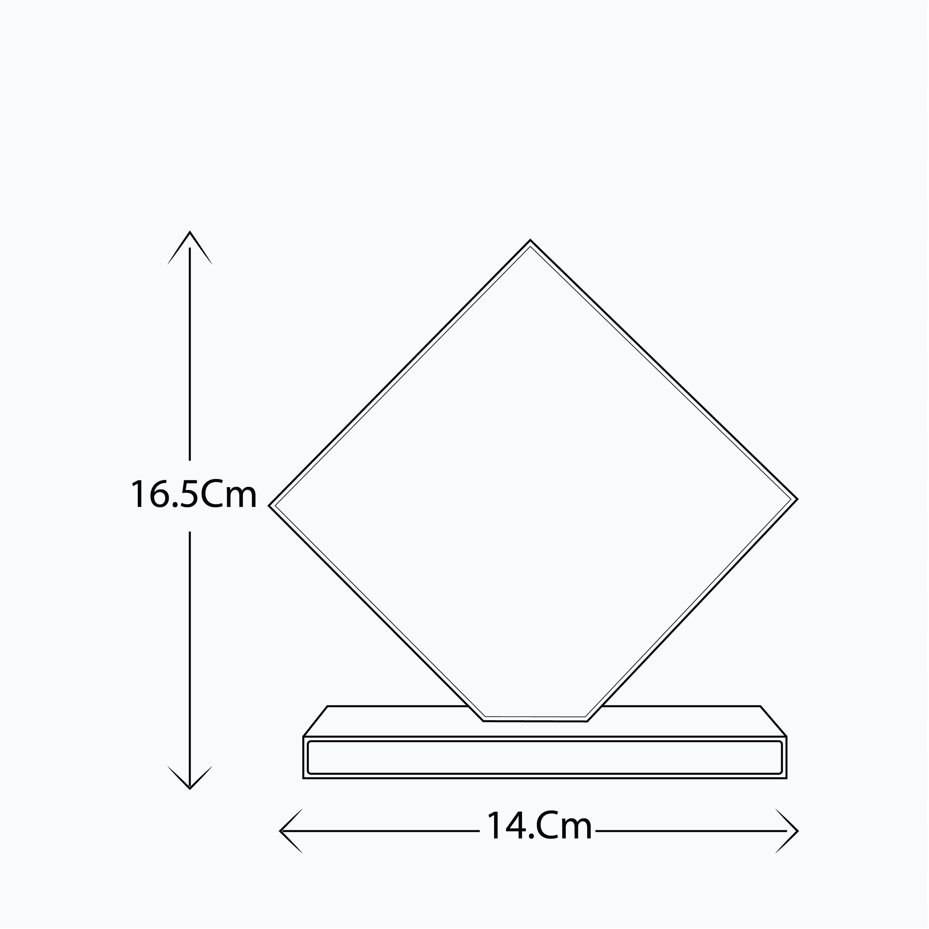 CRYSTAL GLASS TROPHY AWARD ( LCC04 )