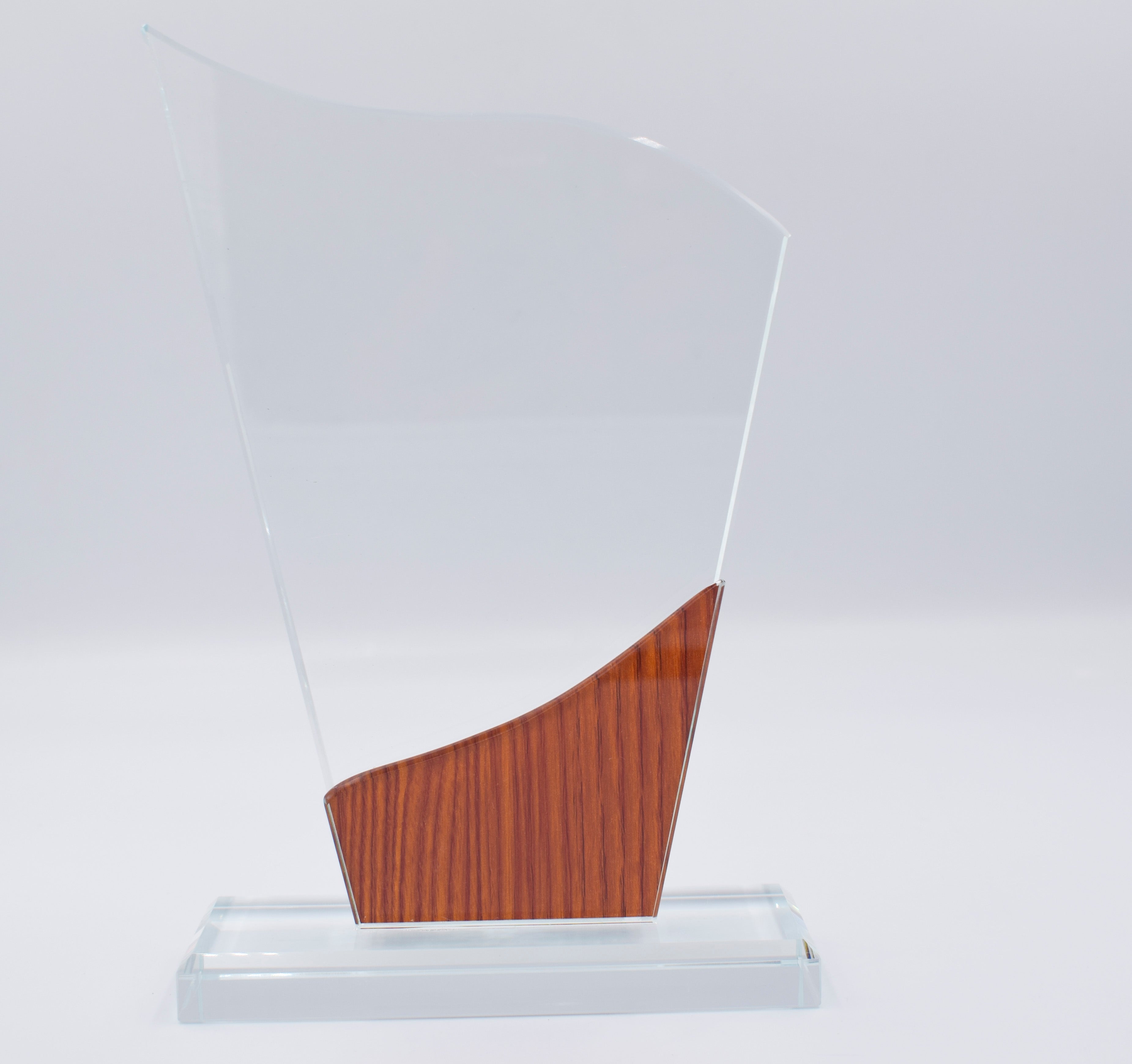 CRYSTAL WOOD ACCENT WAVE AWARD ( 2117C )