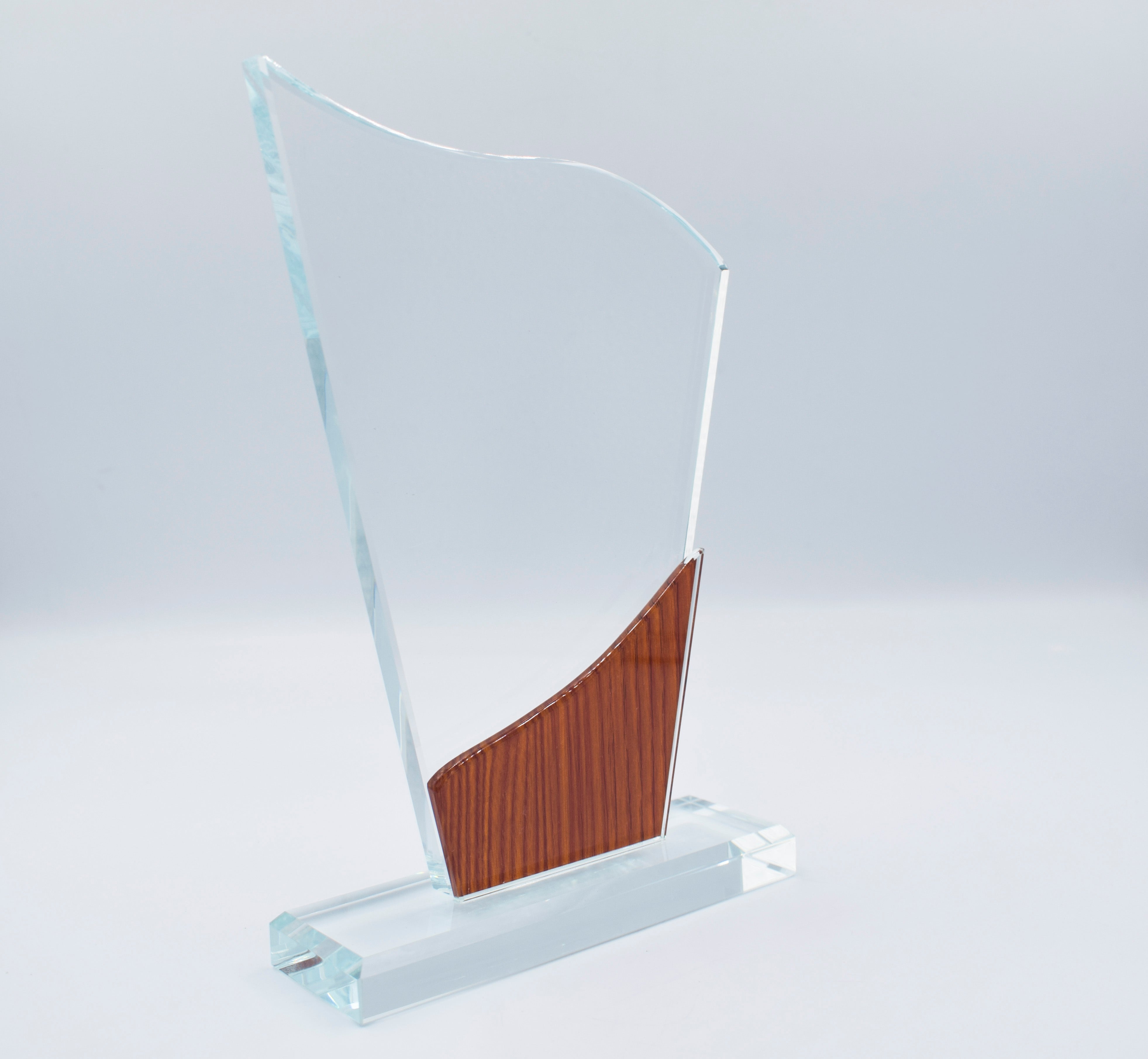CRYSTAL WOOD ACCENT WAVE AWARD ( 2117C )