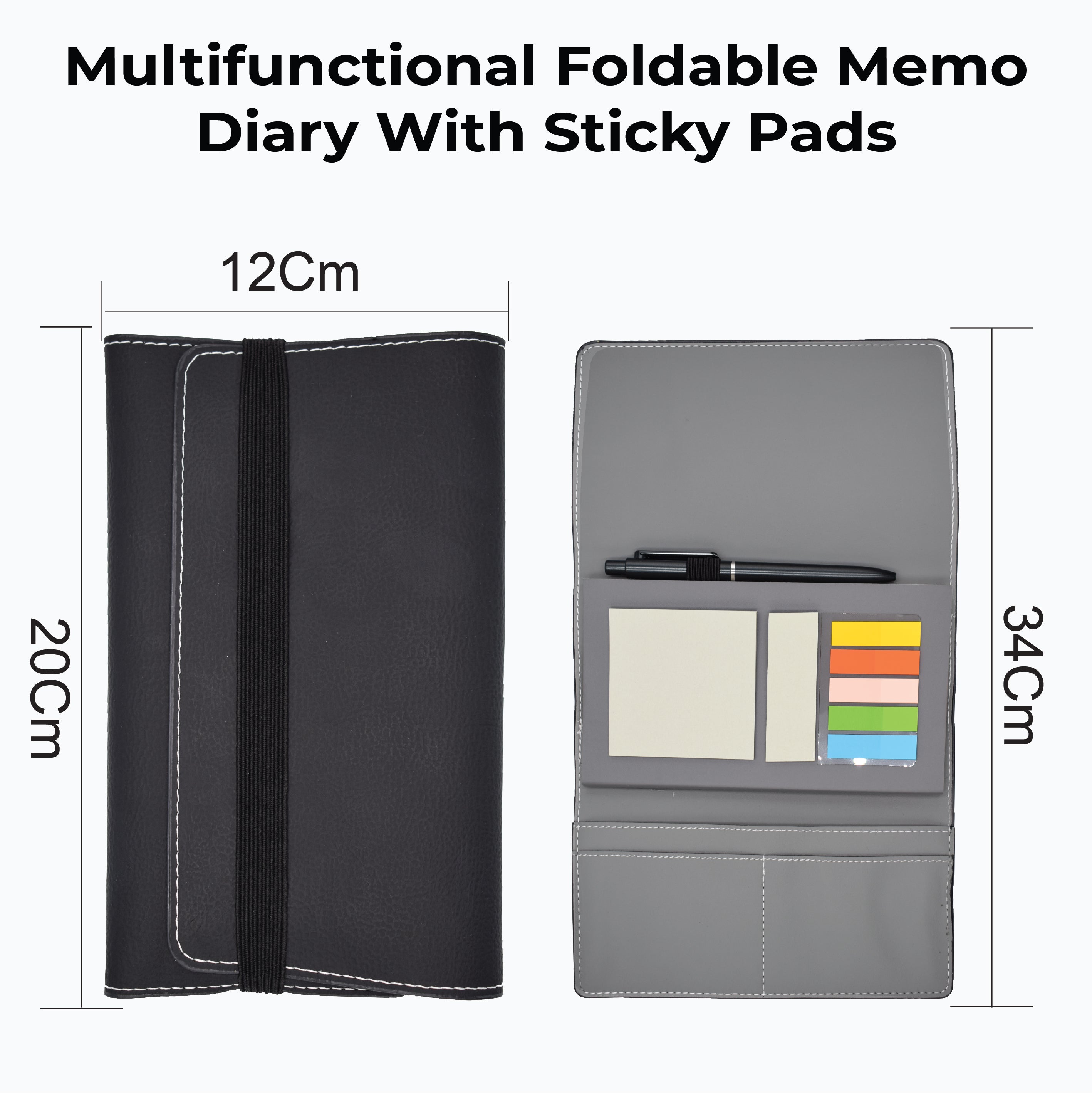 GIFT SETS NOTEBOOK  METAL PEN WITH 500ML BLACK VACUUM BOTTLE