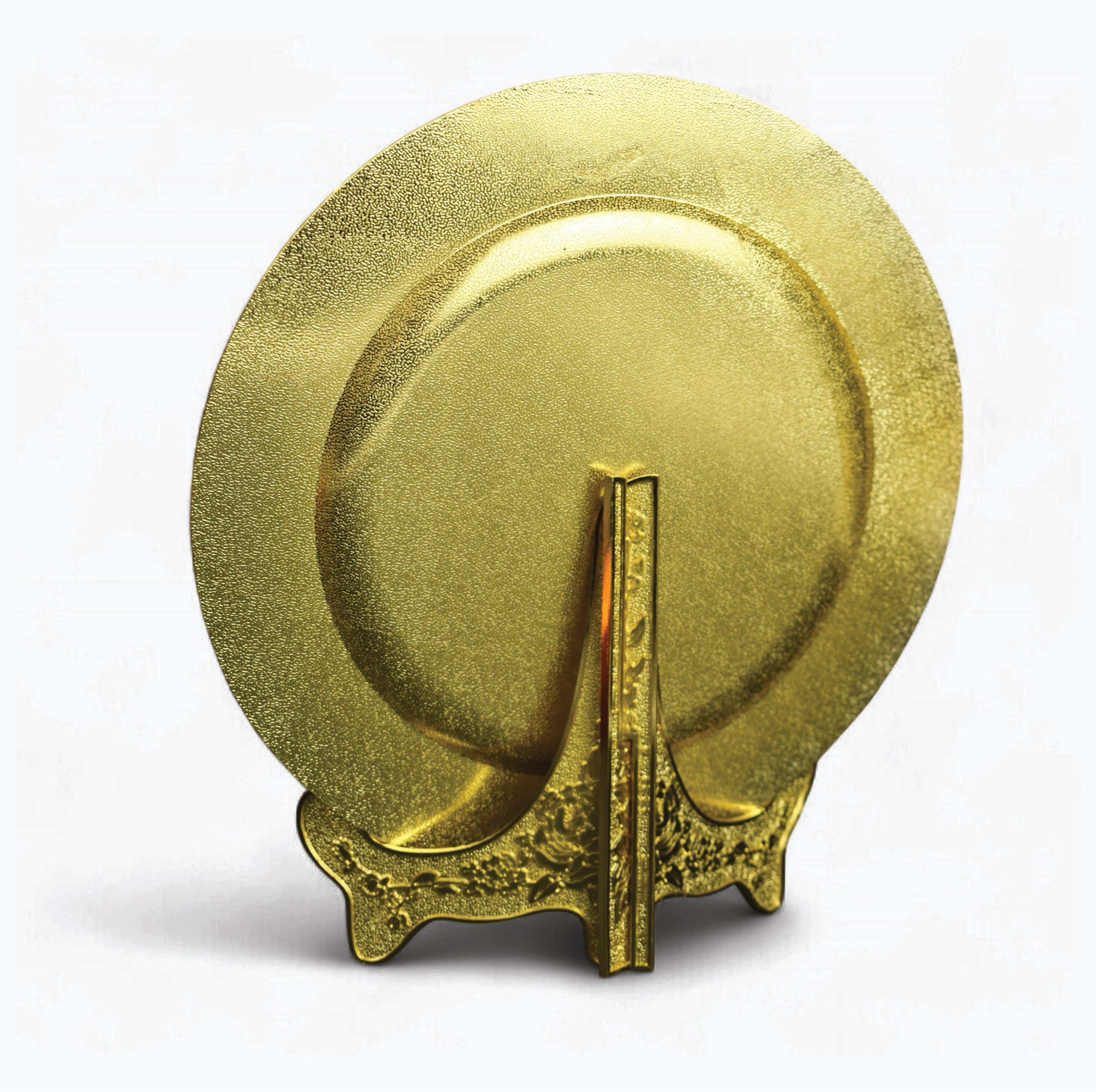 GOLDEN ELEGANT MEMENTO HEAVY BASE ROUND DISK