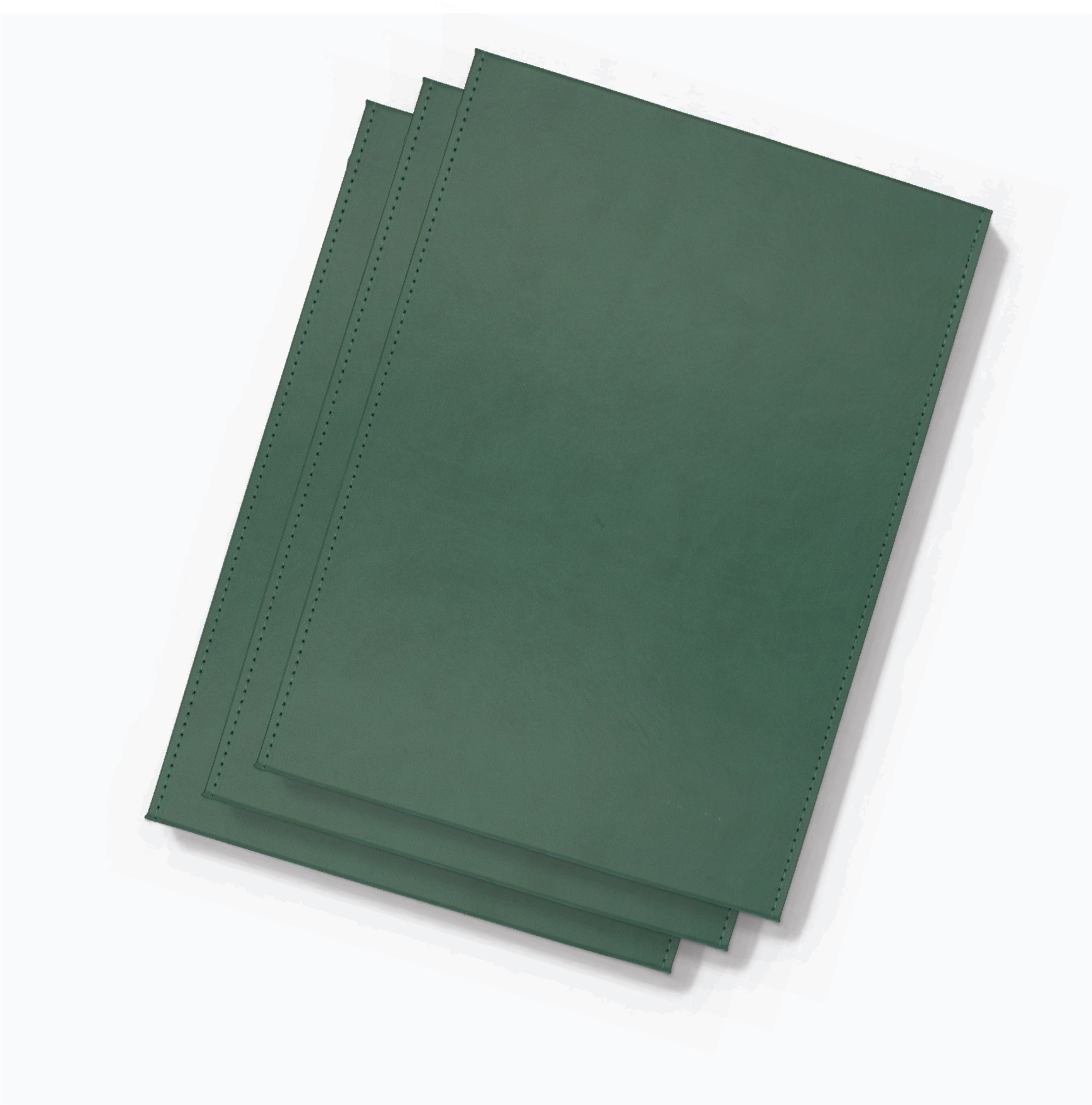 CERTIFICATE TROPHY WITH GOLD PLATE FOLDER GREEN ( H-14  )