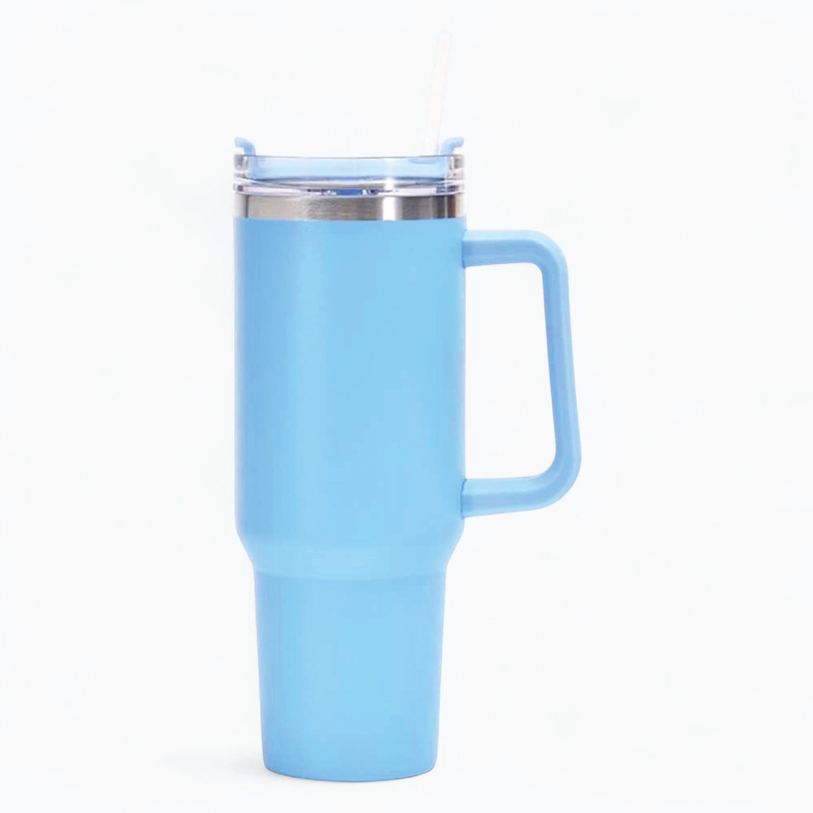 DOUBLE WALL TUMBLER WITH STRAW 40-OZ CAR CUP