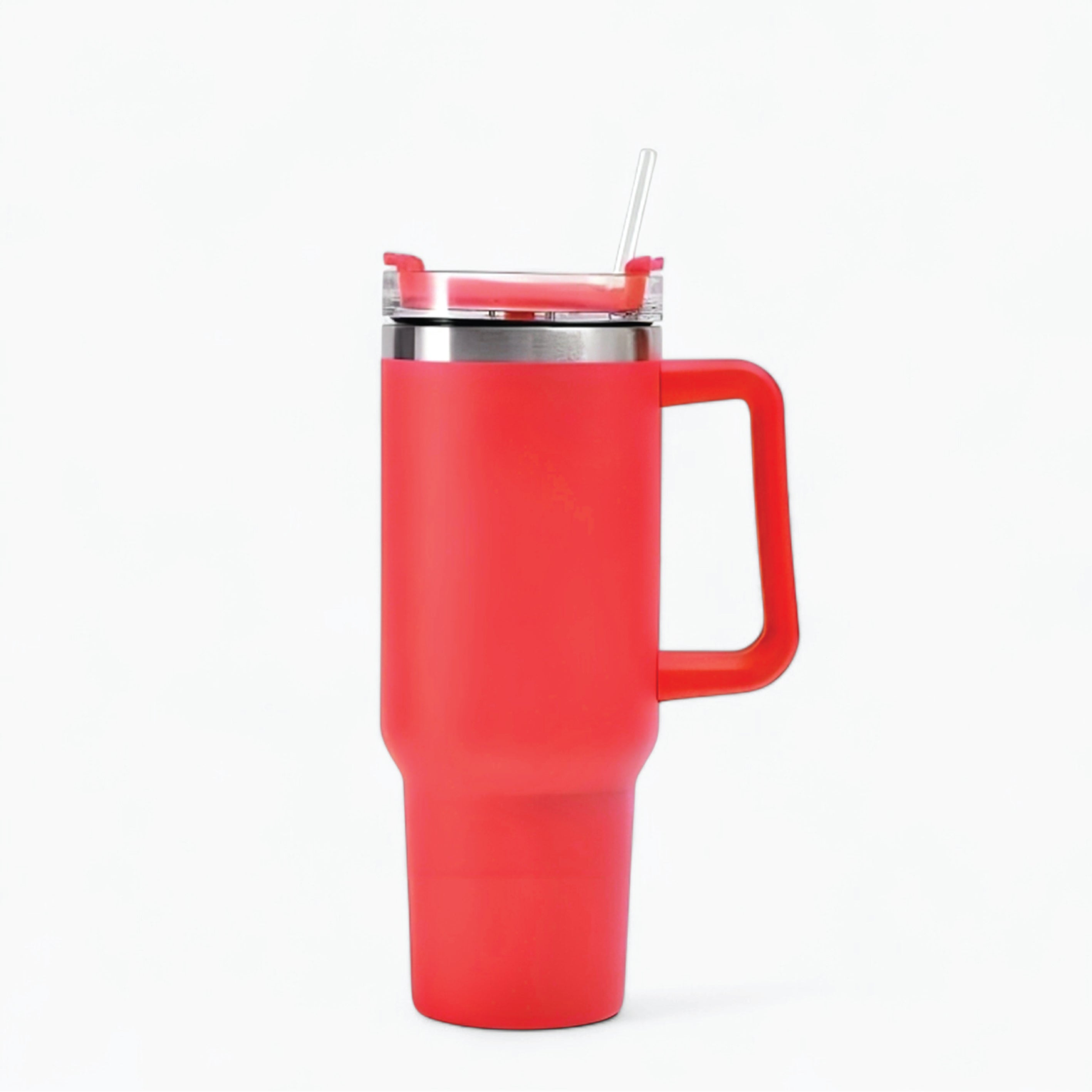 DOUBLE WALL TUMBLER WITH STRAW 40-OZ CAR CUP