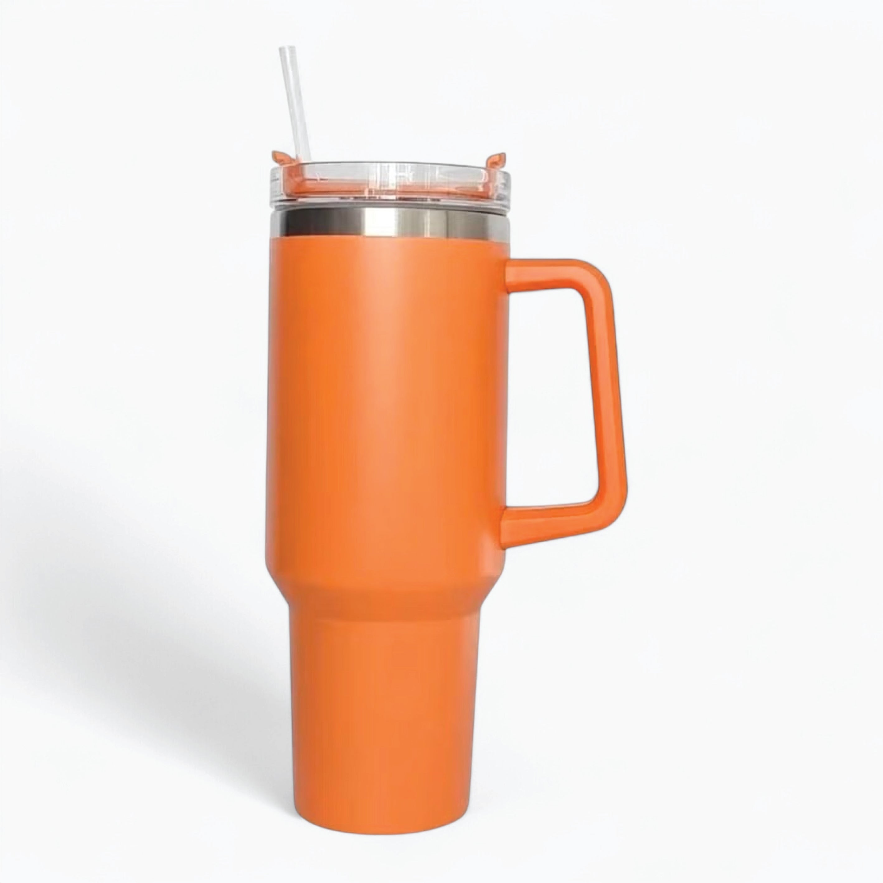 DOUBLE WALL TUMBLER WITH STRAW 40-OZ CAR CUP