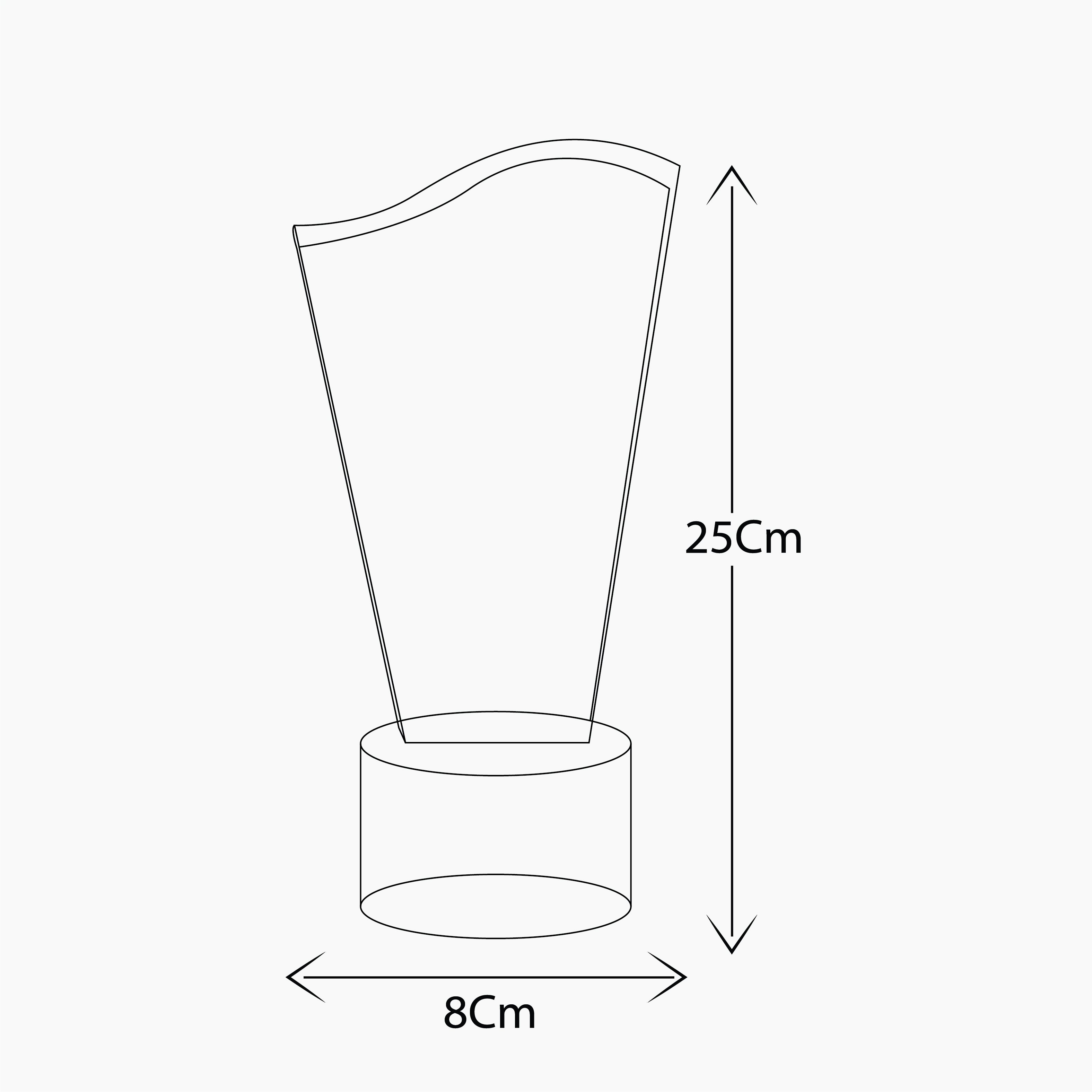 ROUND BLACK BASE CRYSTAL TROPHY ( CS-231088 )