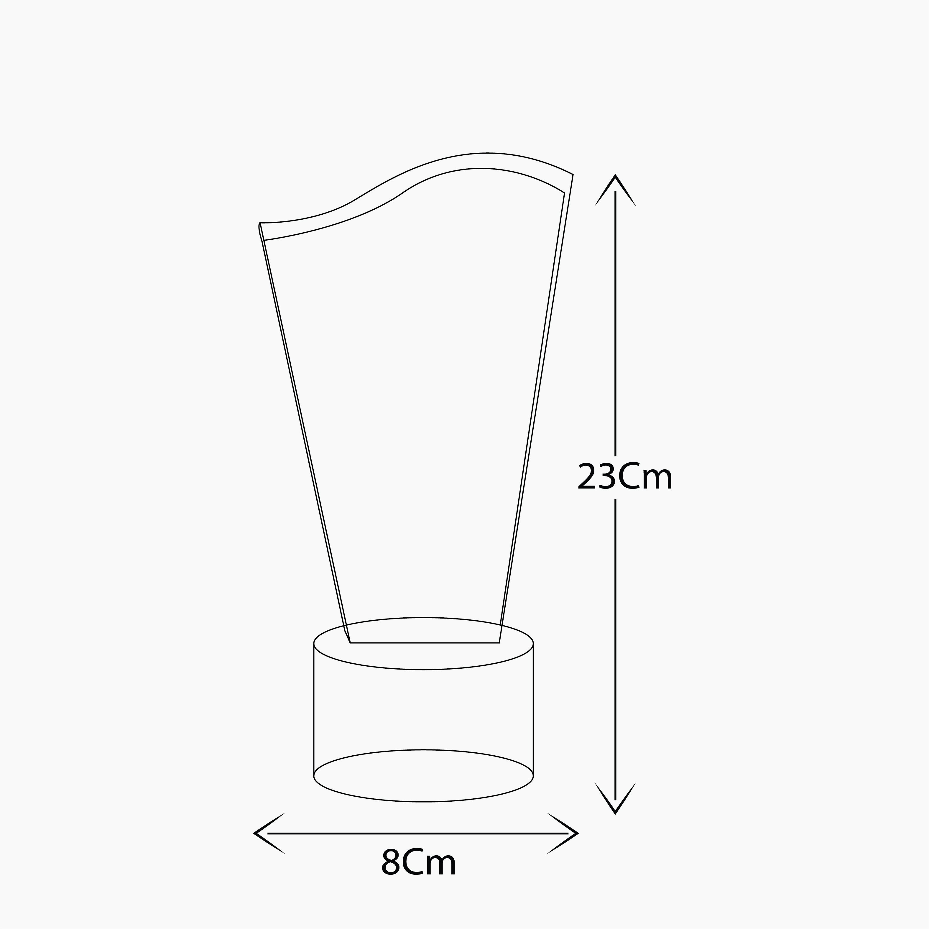 ROUND BLACK BASE CRYSTAL TROPHY ( CS-231088 )