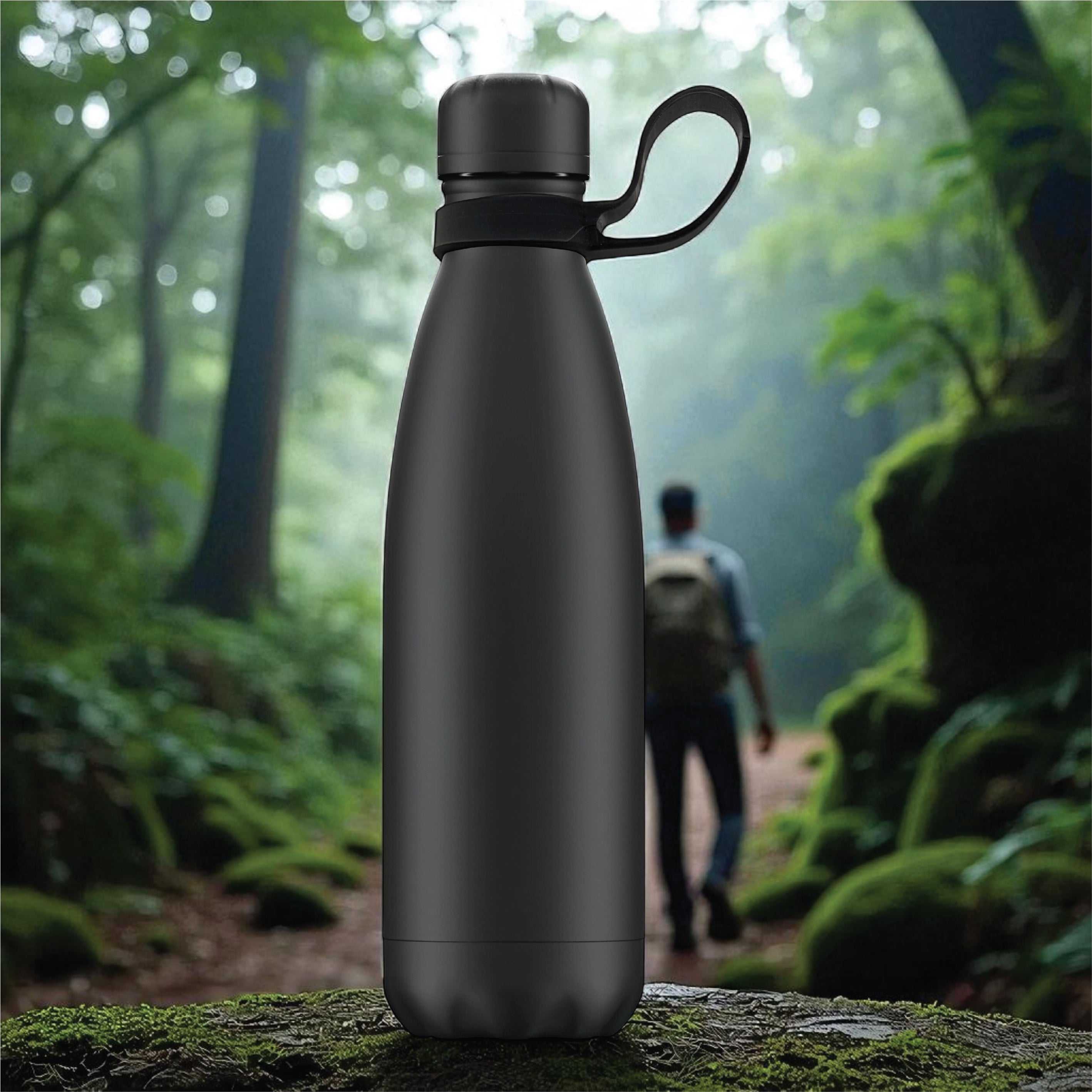 DOUBLE WALL  COLA-SHAPED BOTTLE  STAINLESS STEEL