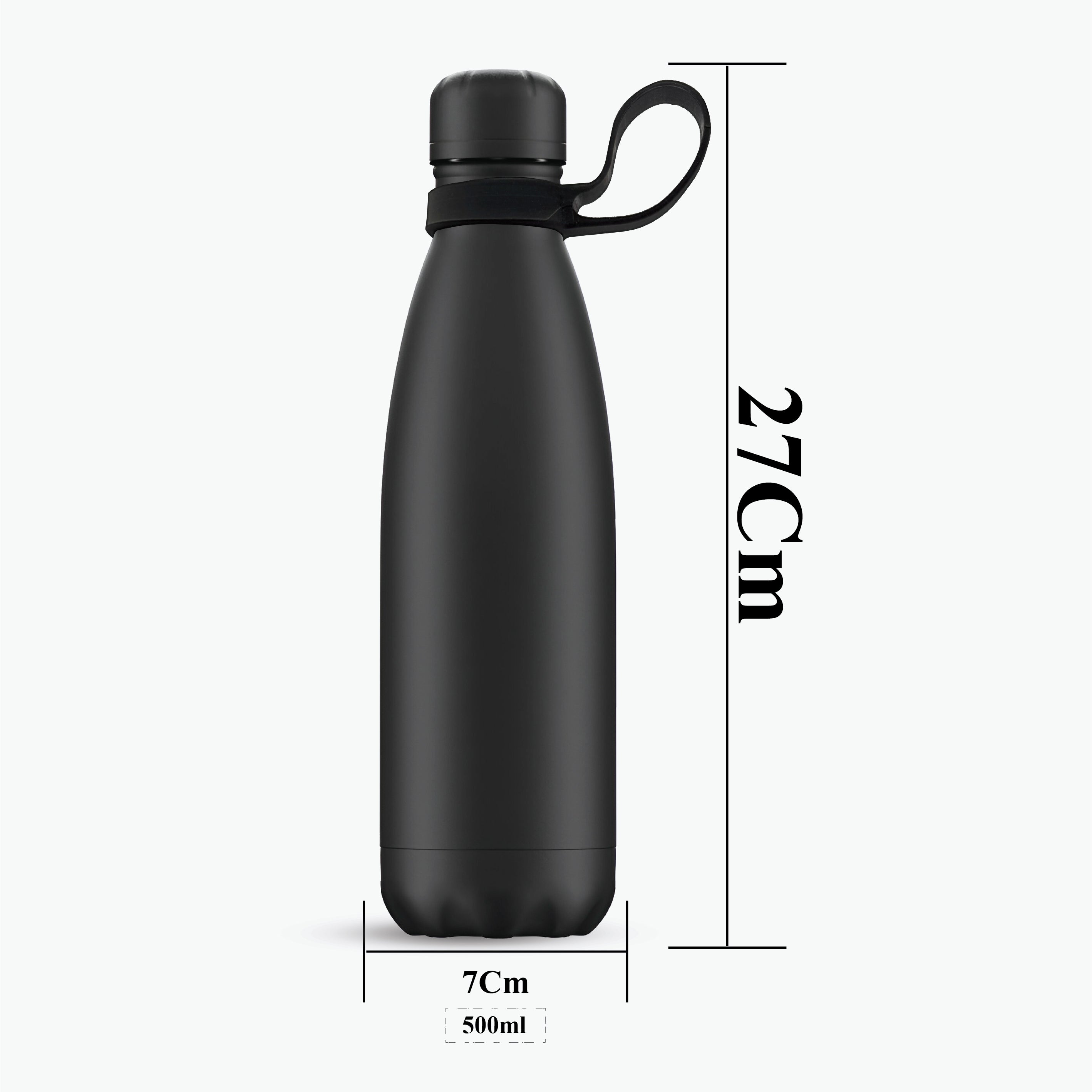 DOUBLE WALL  COLA-SHAPED BOTTLE  STAINLESS STEEL