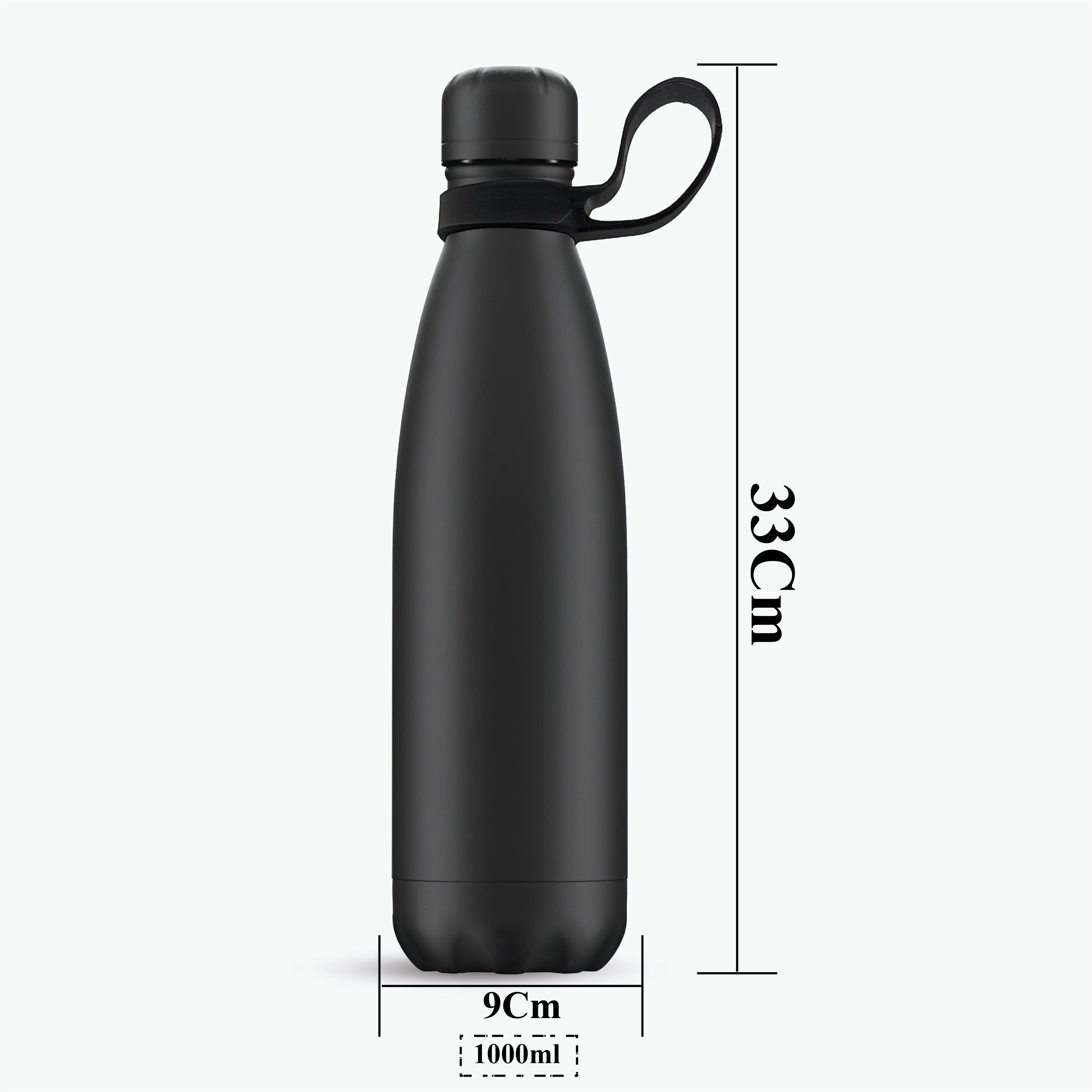 DOUBLE WALL  COLA-SHAPED BOTTLE  STAINLESS STEEL