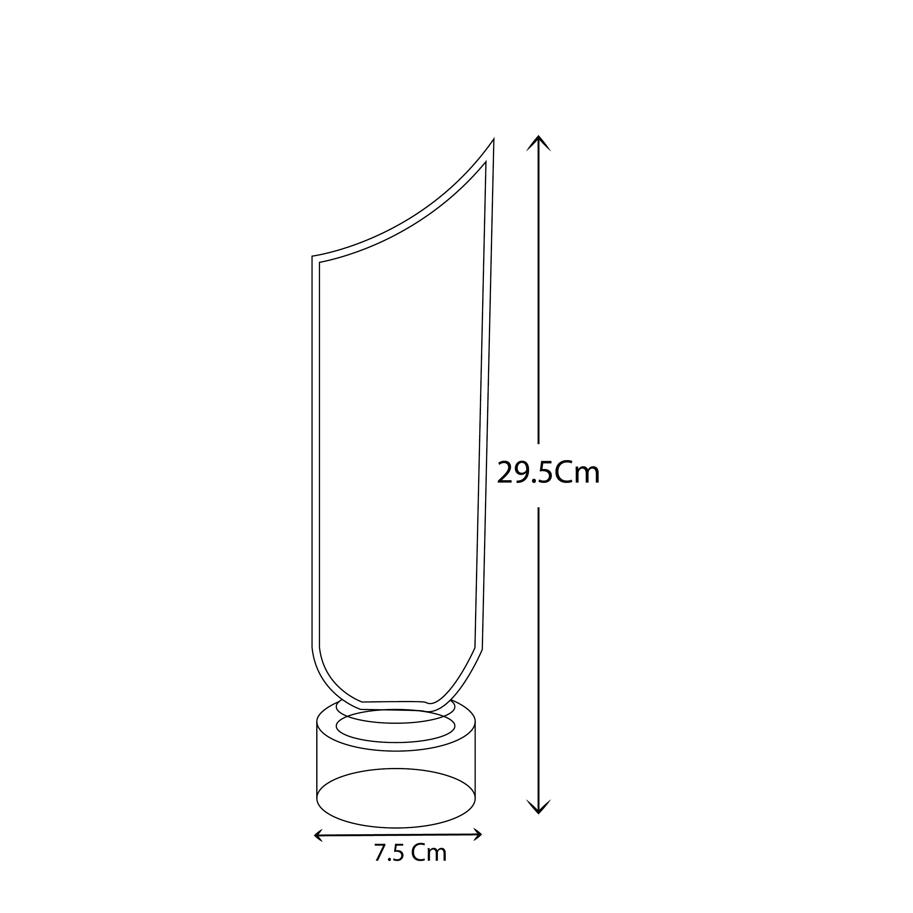 CLEAR GLASS CRYSTAL TROPHY WITH  OPAQUE WHITE BASE AND A GREEN ACCENT RING-F2-HK