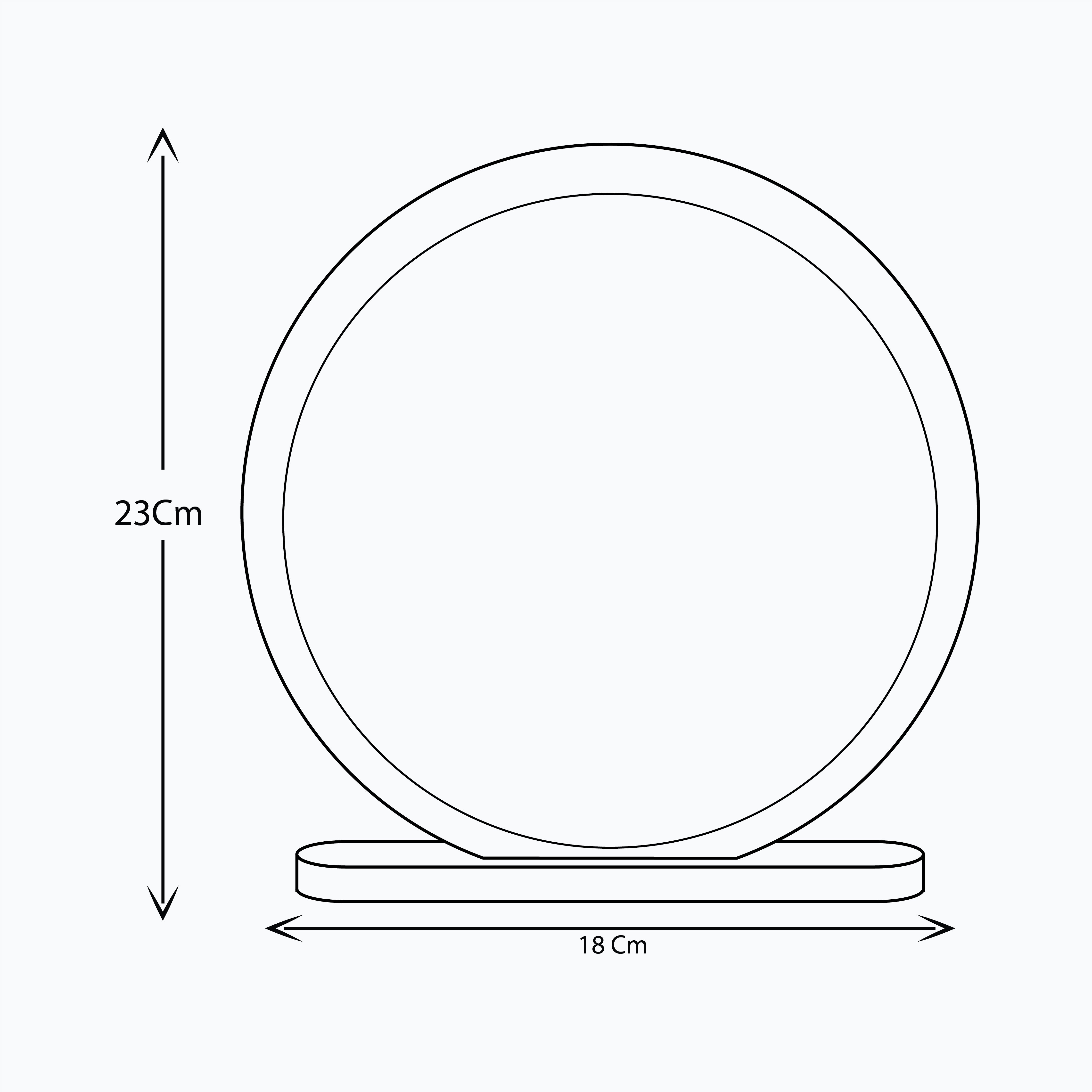 PREMIUM ROUND CRYSTAL TROPHY ( GA2066 )