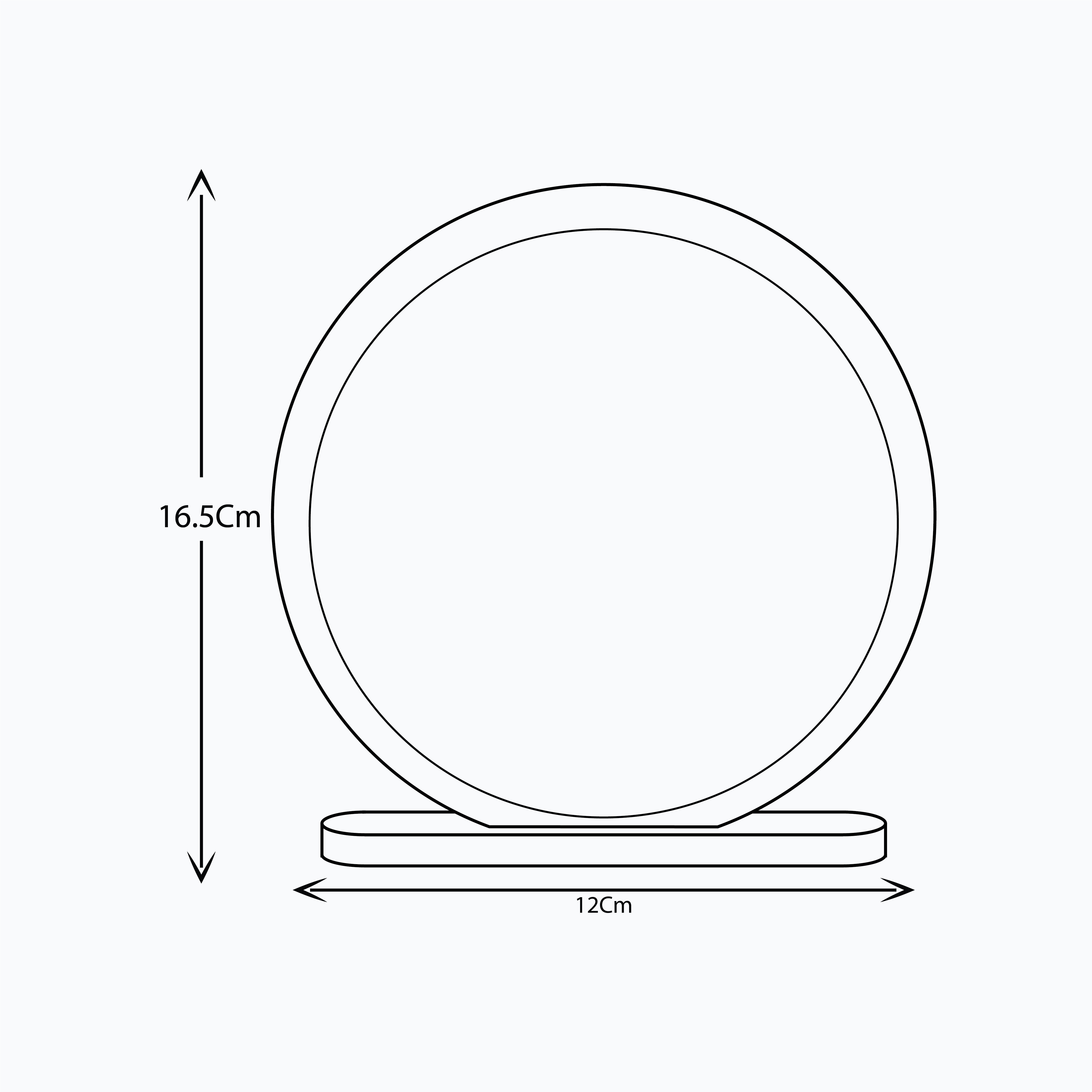 PREMIUM ROUND CRYSTAL TROPHY ( GA2066 )