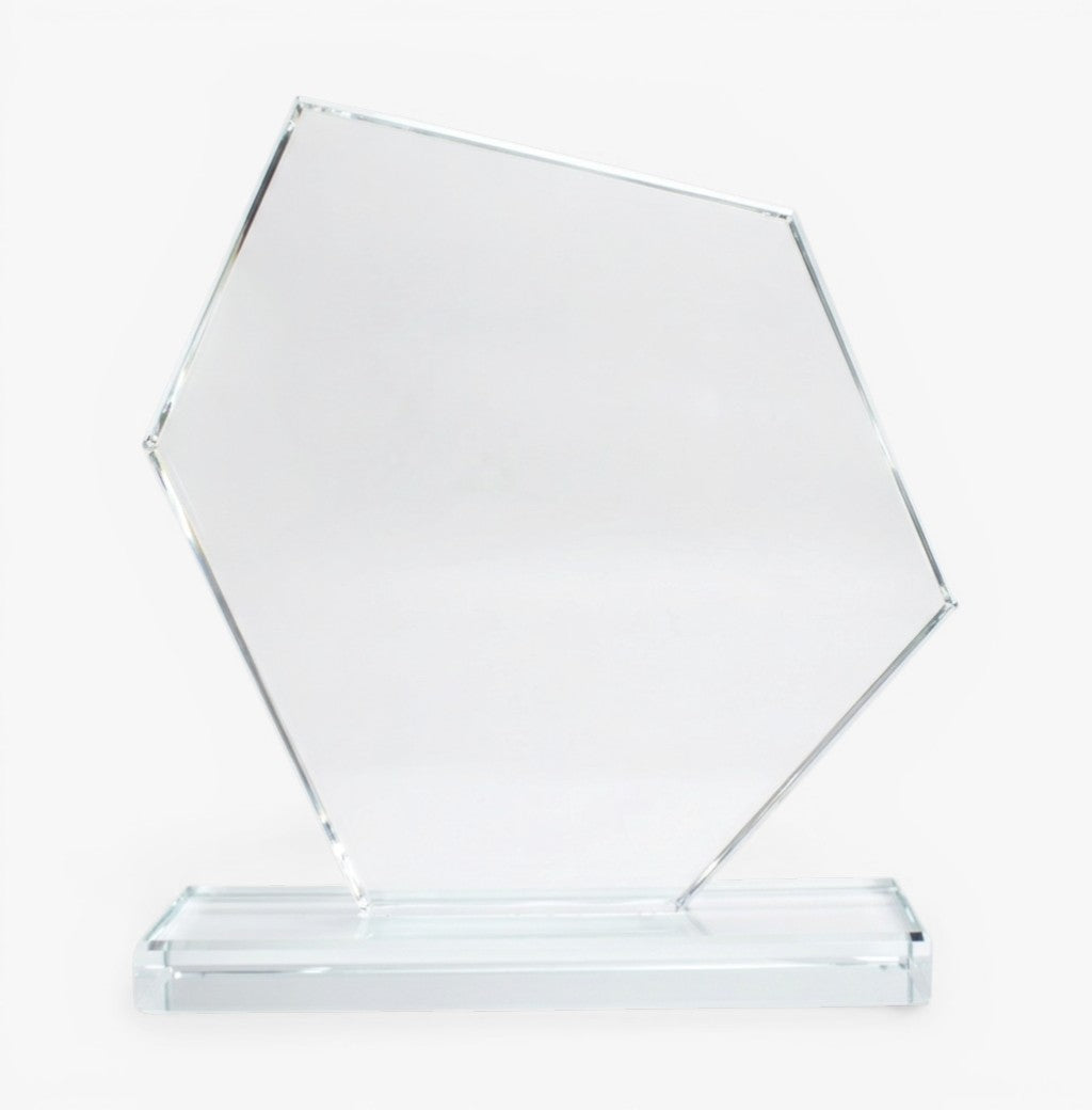 PERSONALIZED CRYSTAL GLASS TROPHY AWARD ( LCC09 )