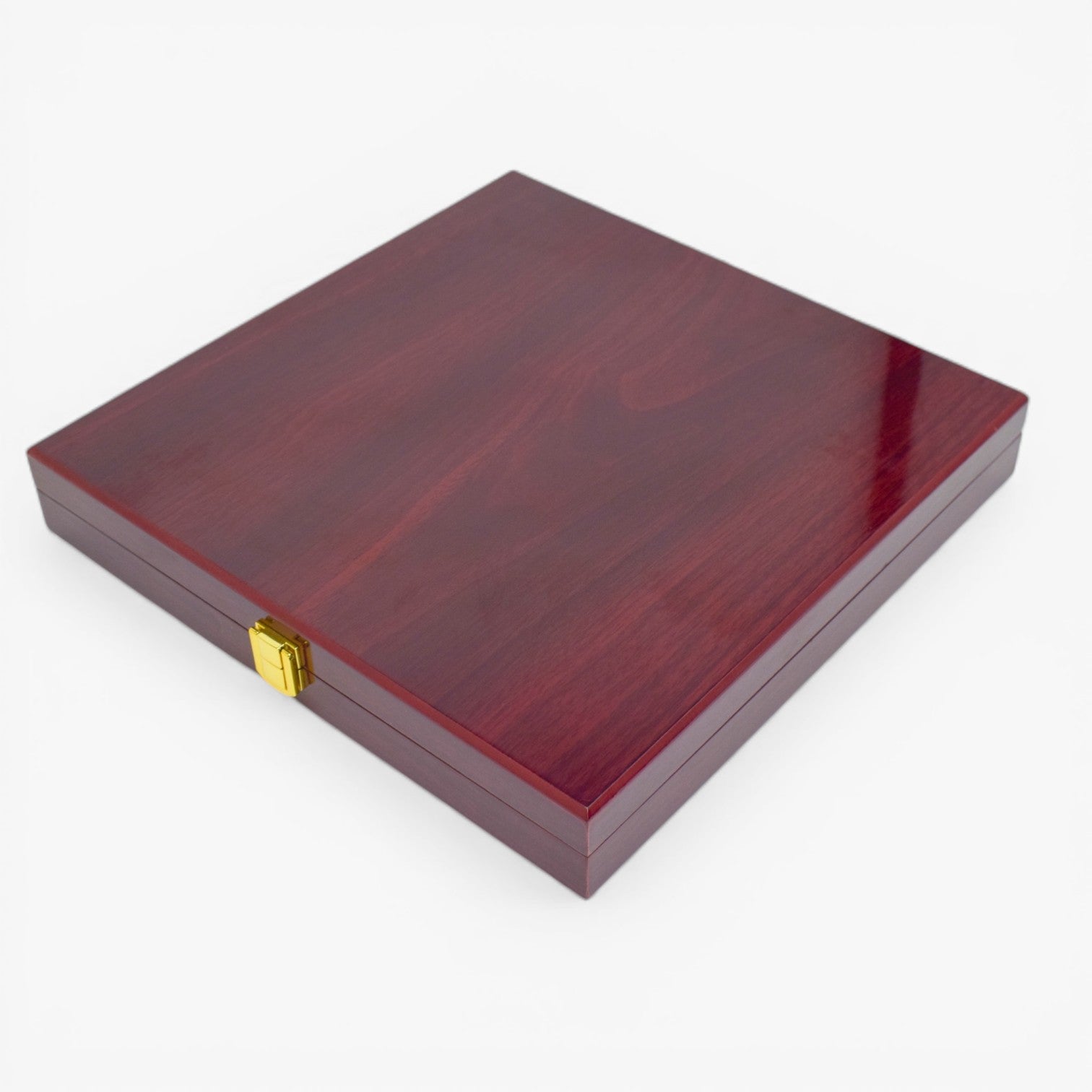 ELEGANT ROUND TROPHY WITH ALUMINIUM  CUT OUT SQUIRE FRAME WITH WOODEN BOX  H-4