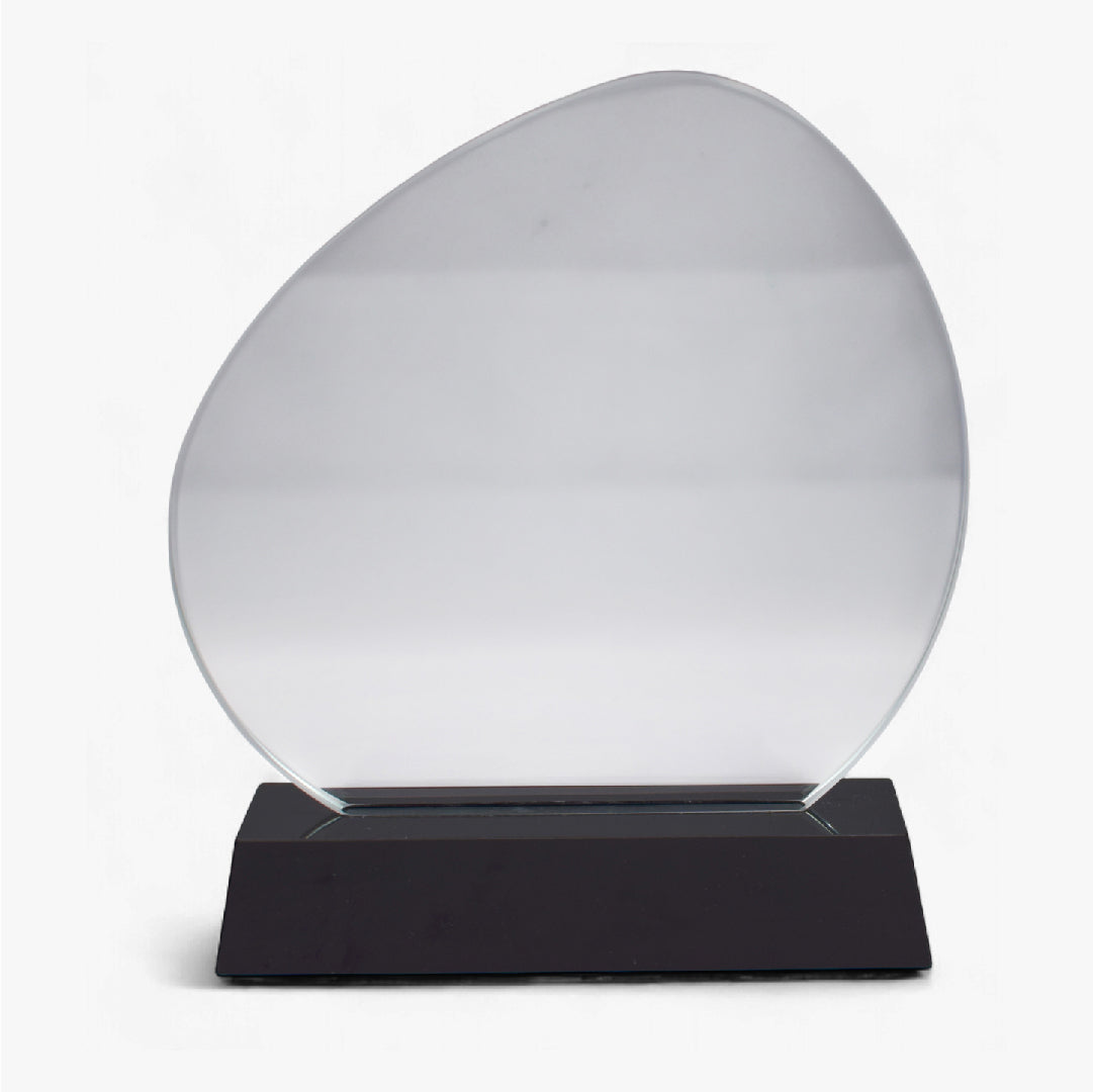 OVAL EDGE CRYSTAL AWARD LS24201