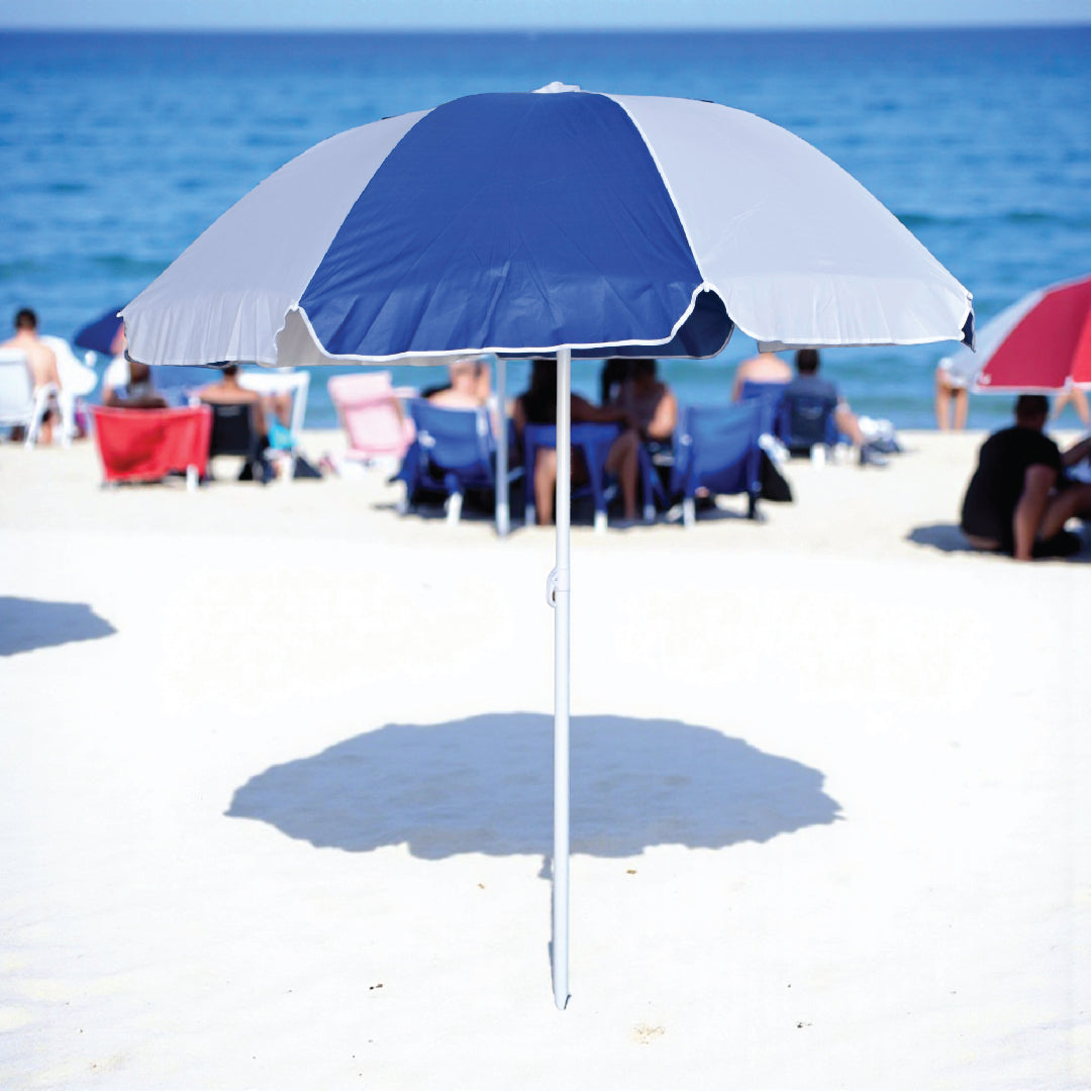 DELUXE TILT-ADJUSTABLE BEACH UMBRELLA