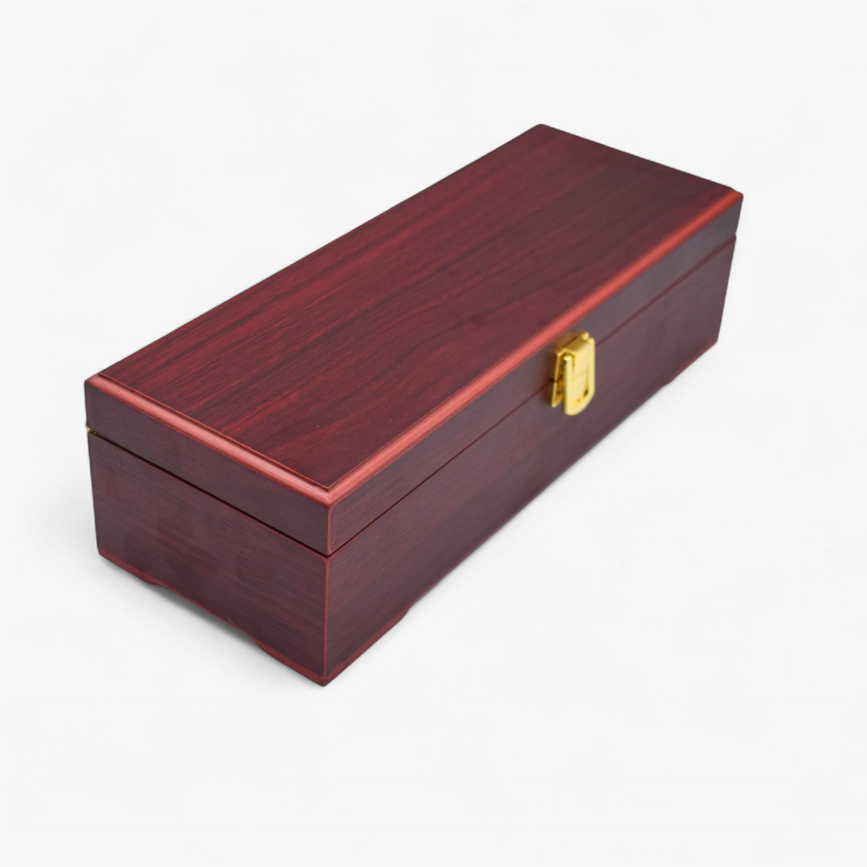 CUBOID SHAPED CRYSTAL AWARD WITH ELEGANT WOODEN BASE & EXECUTIVE WOODEN BOX PACKING