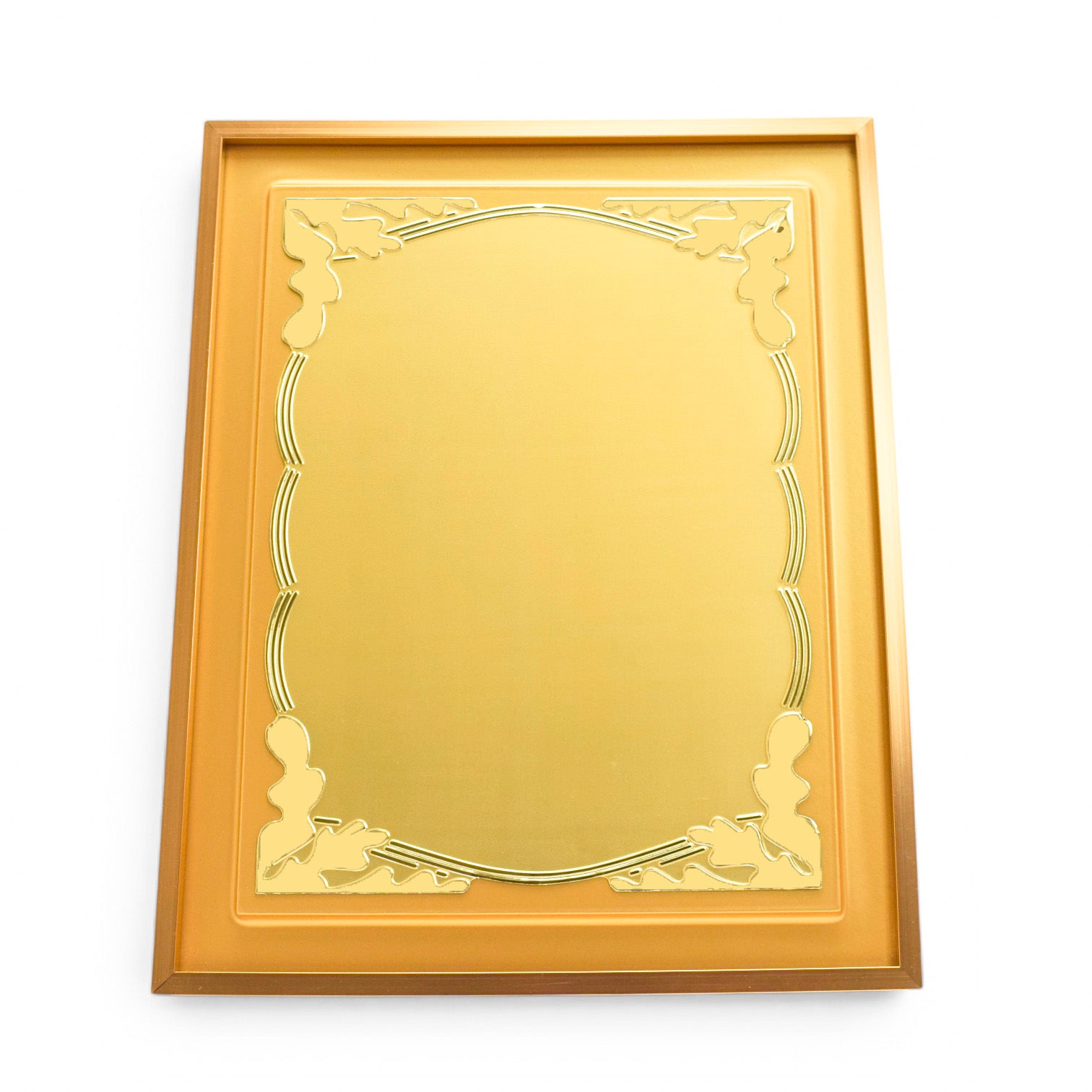 METAL FRAME WITH DESIGN PLATE TROPHY WITH PAPER BOX ( H-11 )