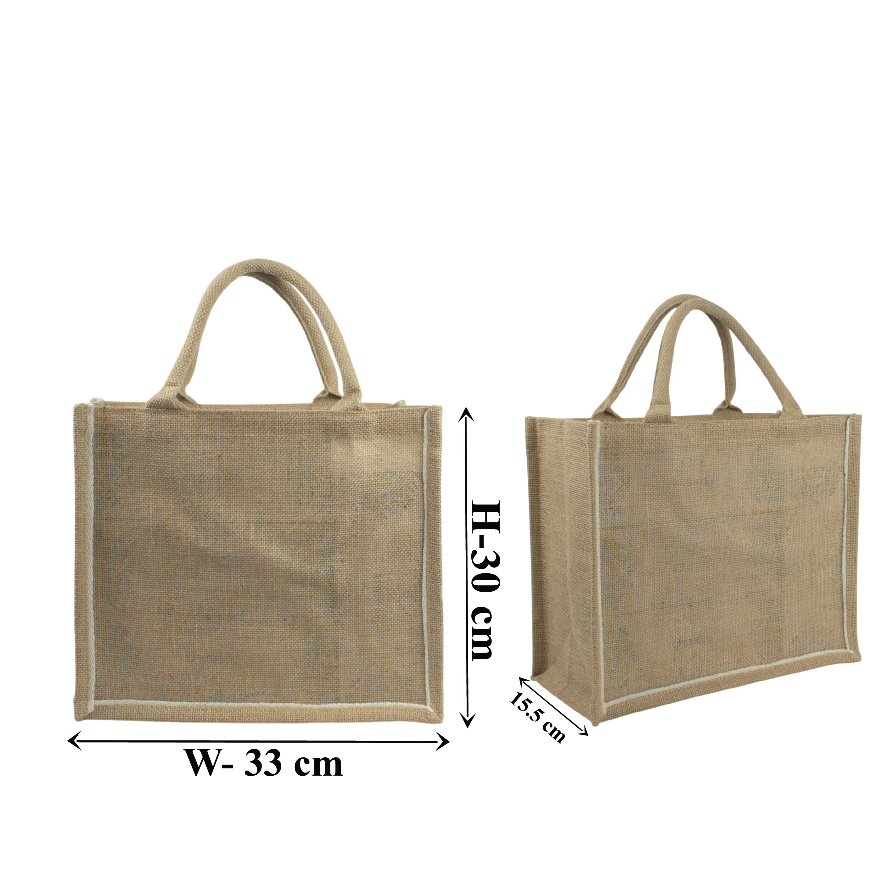 Jute Bag with White Lining
