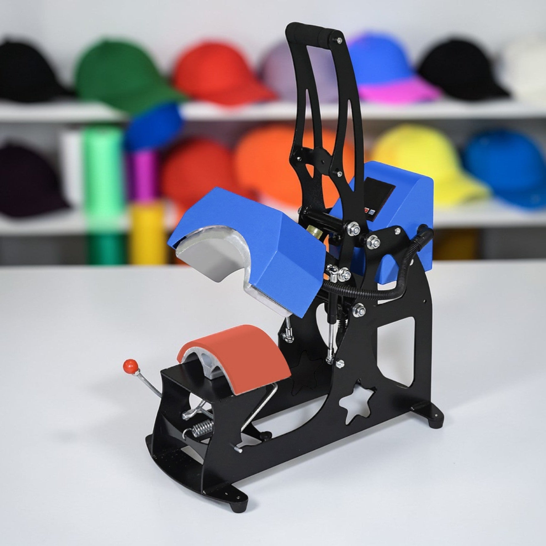 SEMI-AUTOMATIC CAP HEAT PRESS MACHINE – (  XY-031E )