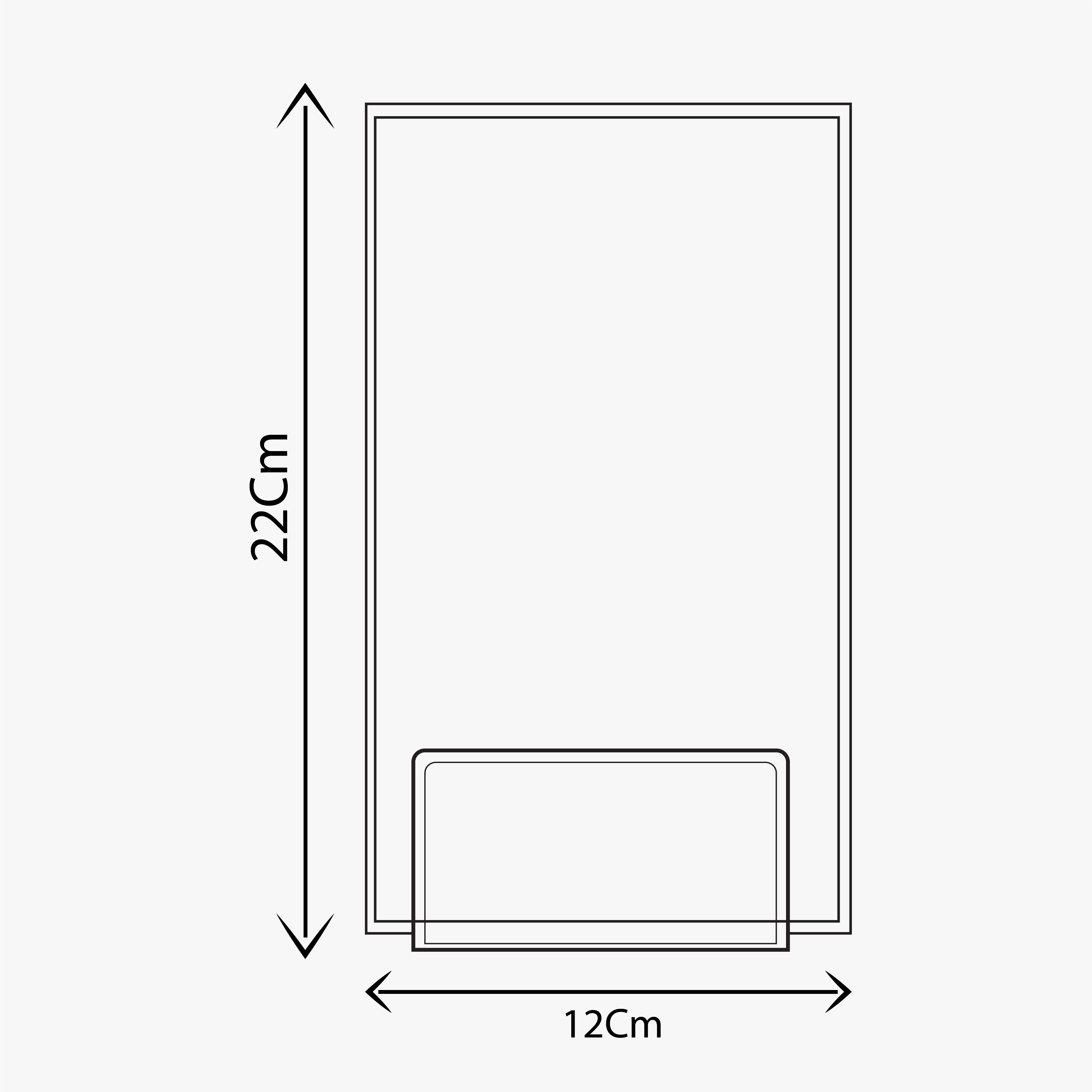 RECTANGULAR CRYSTAL GLASS AWARD WITH BLUE BASE ( A6549 )