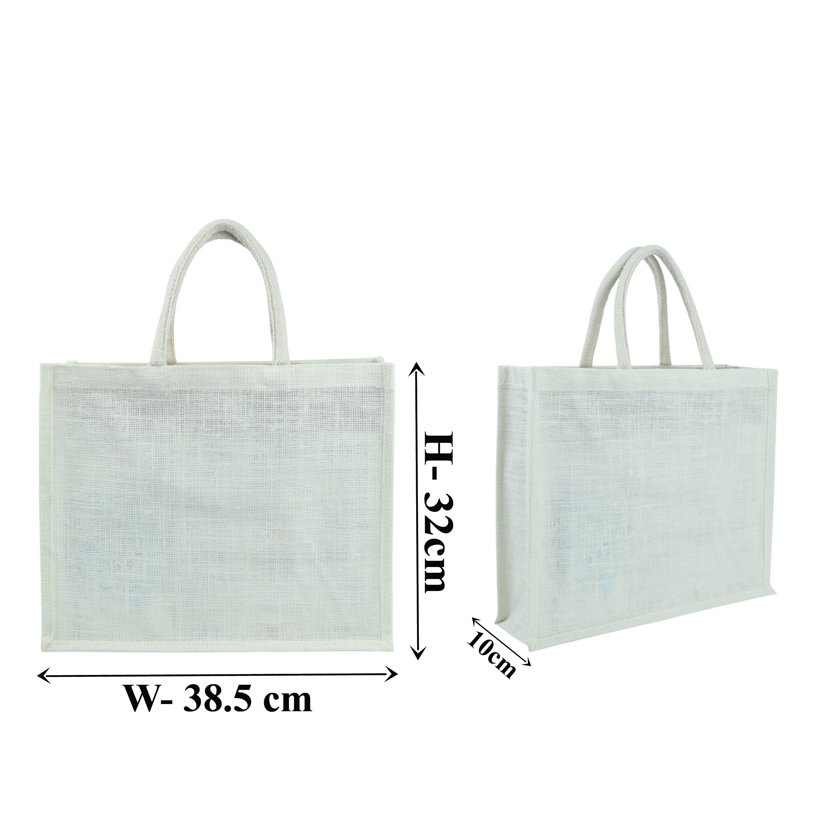 LAMINATED JUTE BAG (WHITE)