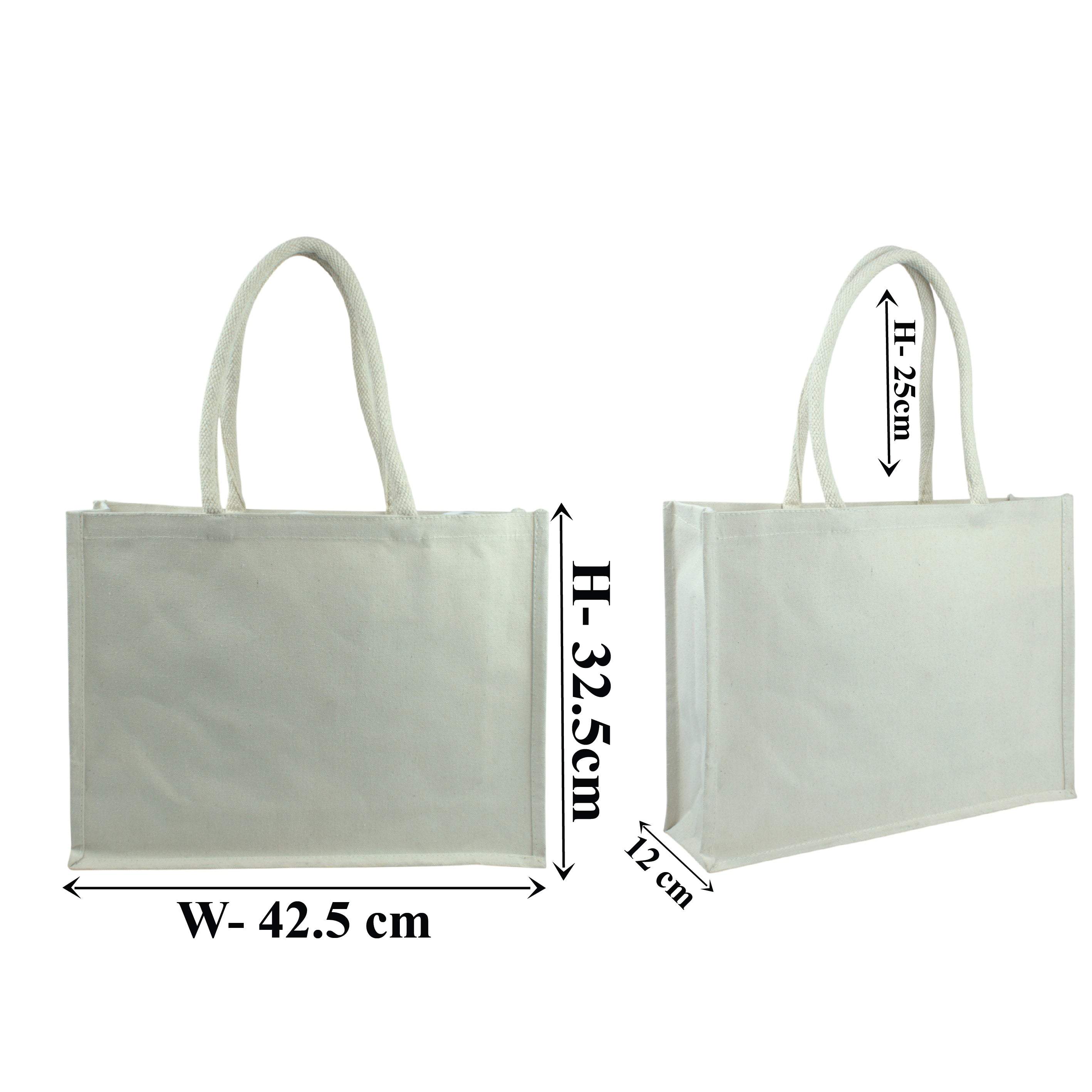 LAMINATED ND CANVAS JUTE BAG