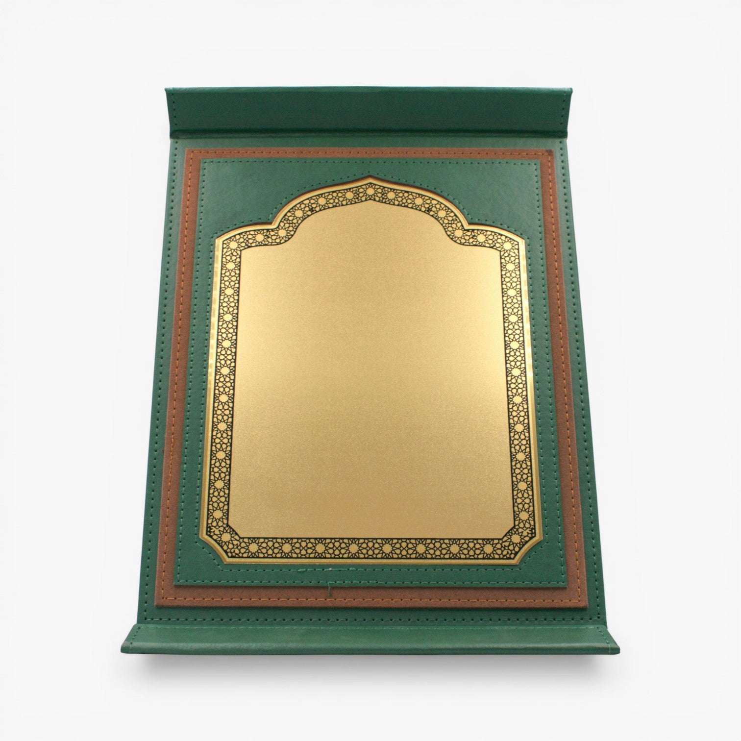 CERTIFICATE TROPHY WITH GOLD PLATE FOLDER GREEN ( H-14  )