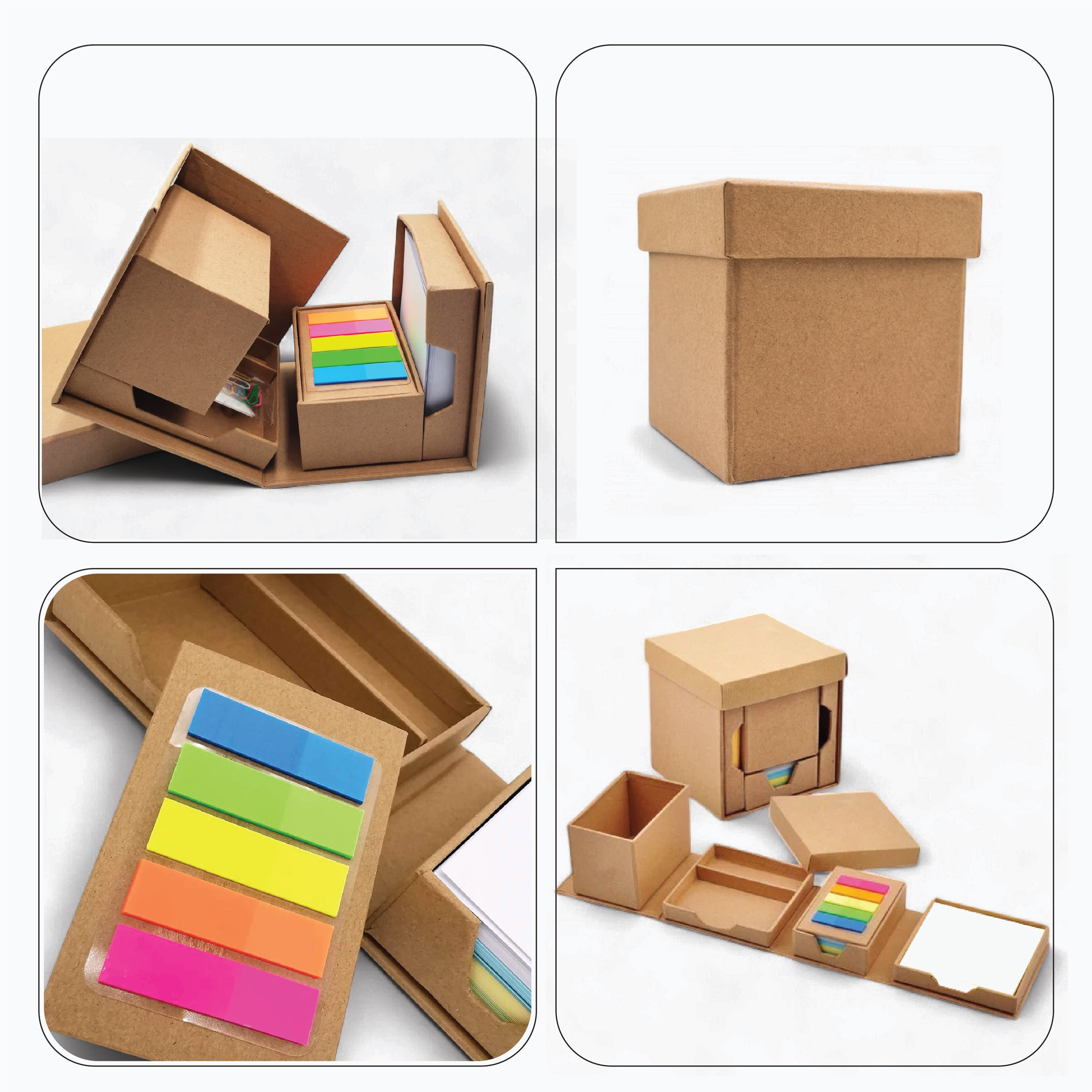 DESK ORGANISER STICKY NOTE MEMO HOLDER