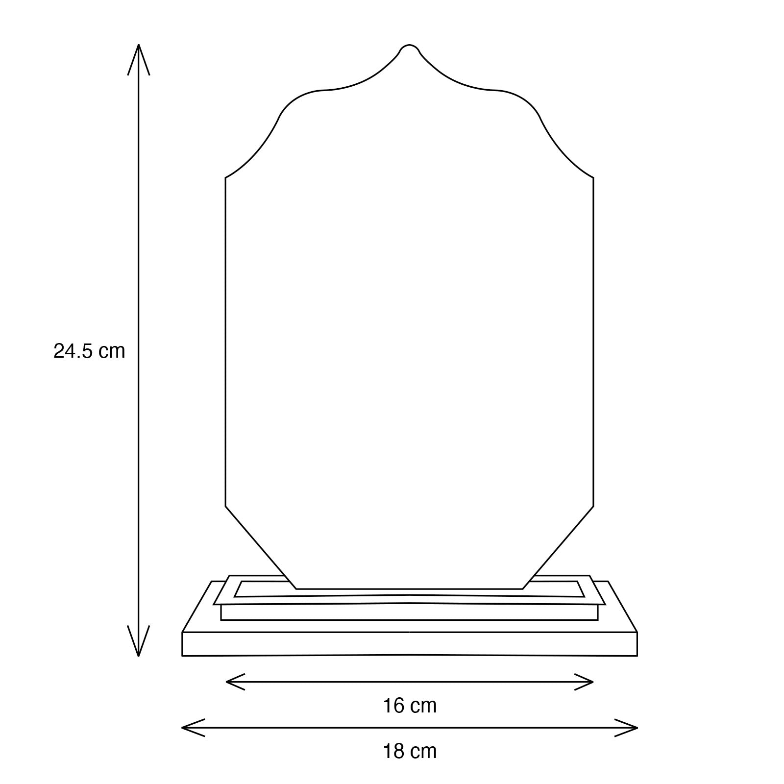 CRYSTAL TROPHY 2231S-36