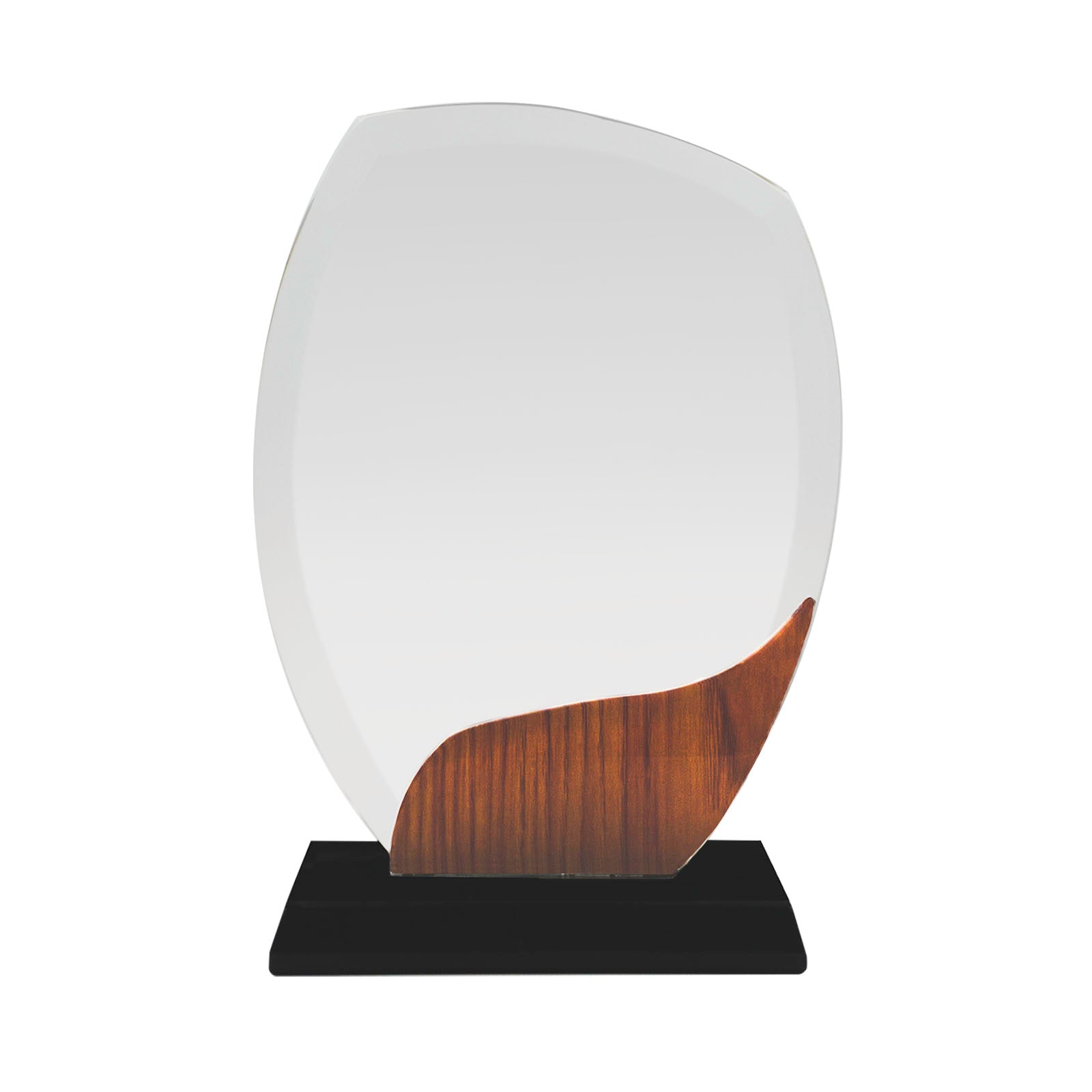 Crystal Wooden Trophy CA-204