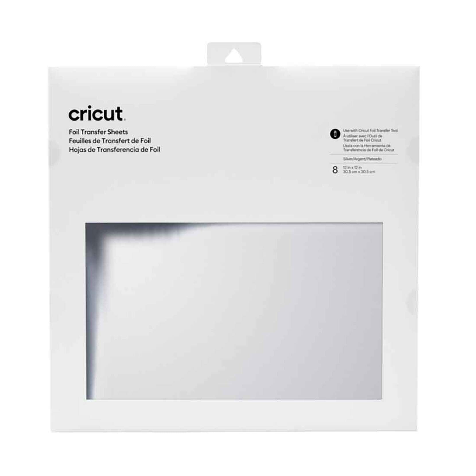 Cricut Foil Transfer Sheets (30x30 cm) - Silver