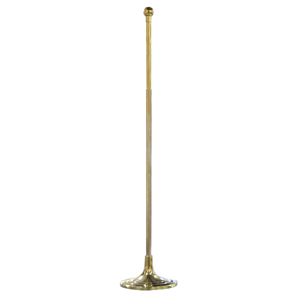 LARGE GOLD FLAG STAND