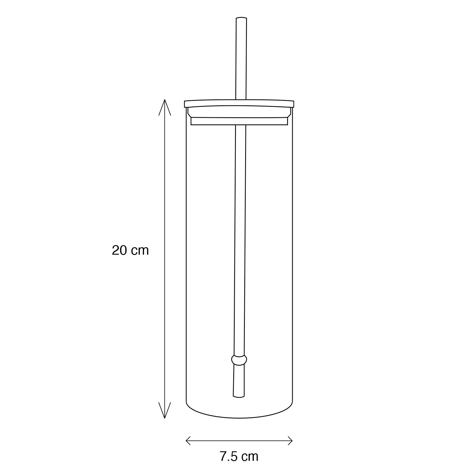 Glass Tumbler with Straw - 25 Oz.