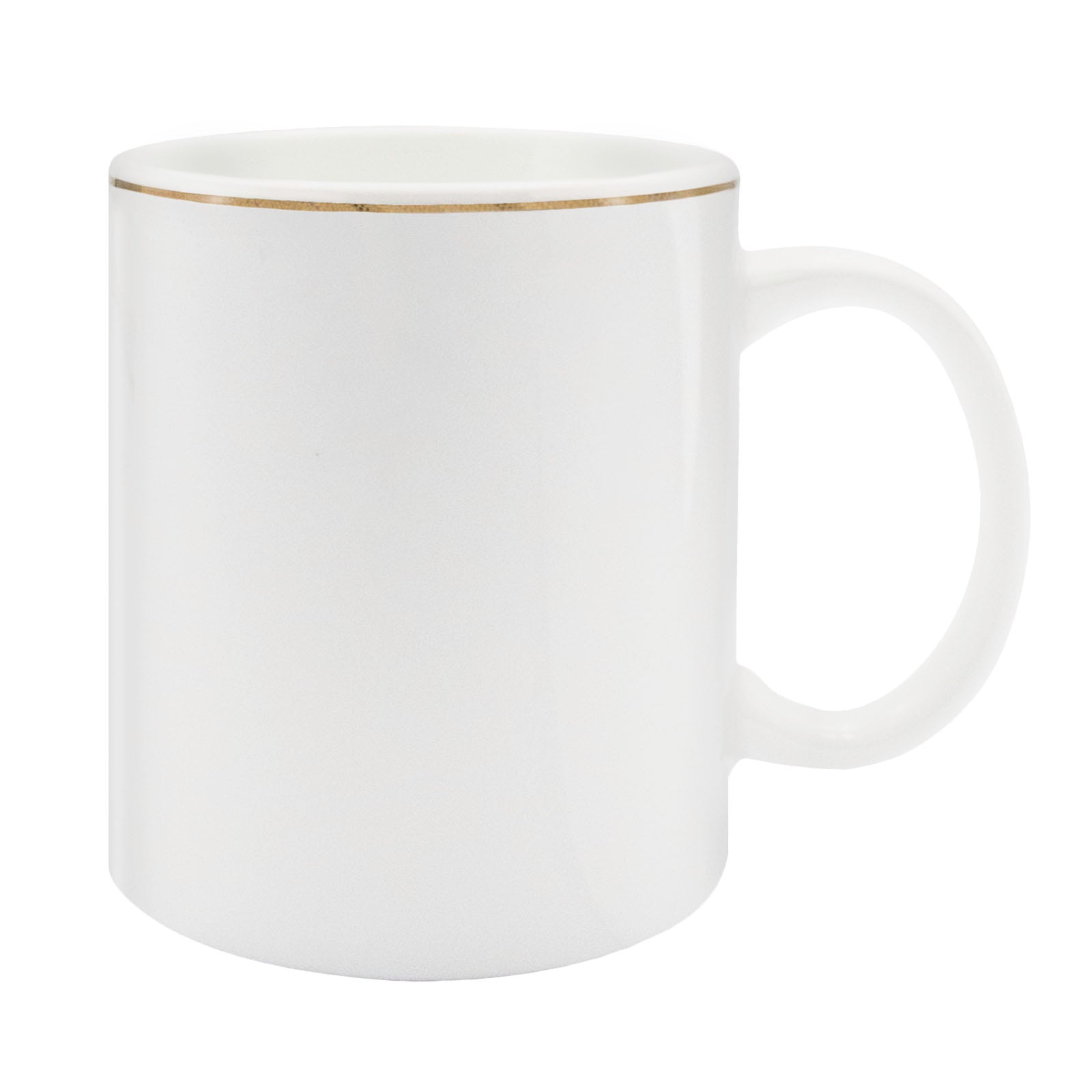 Sublimation Mug with Gold Lining