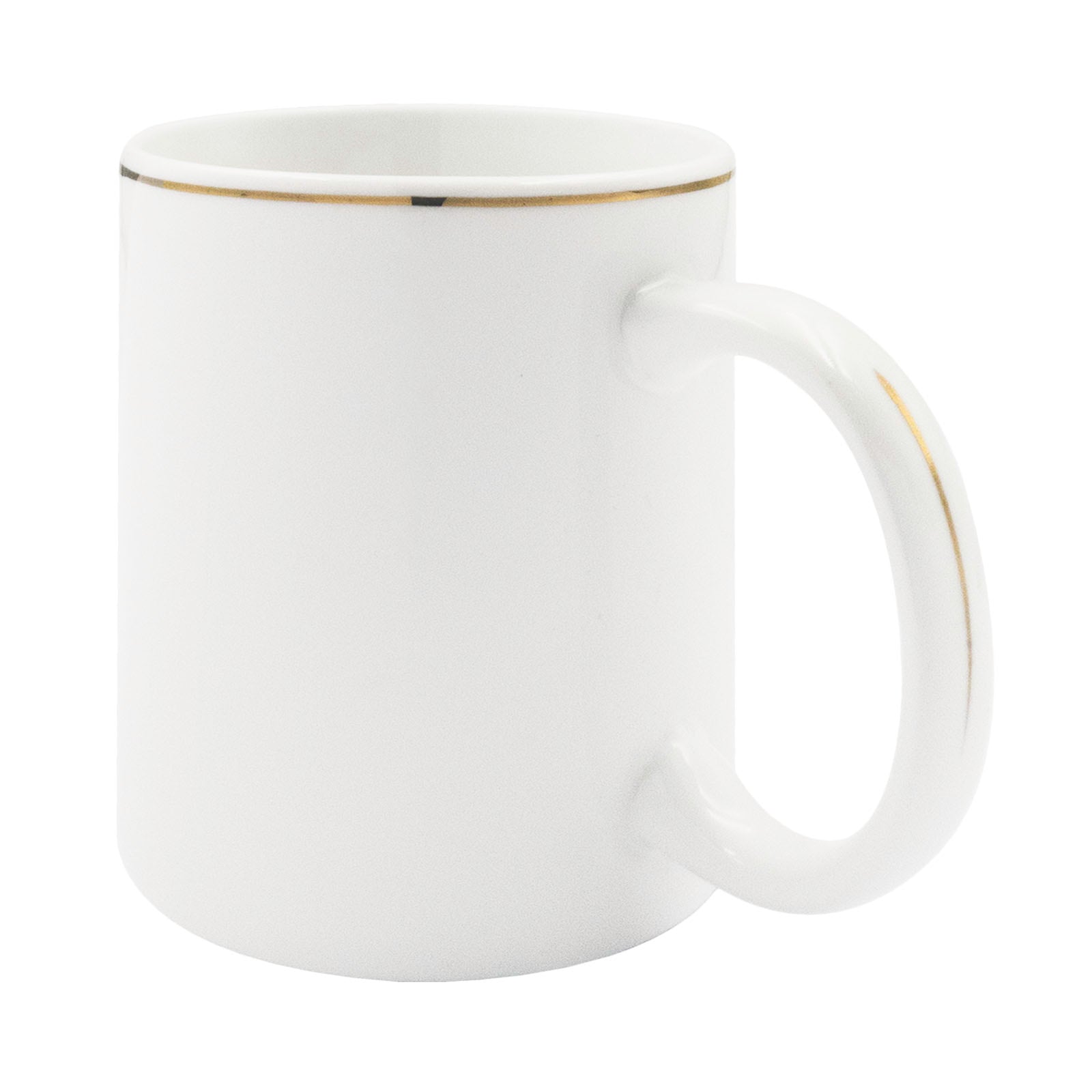 Sublimation Mug with Gold Lining