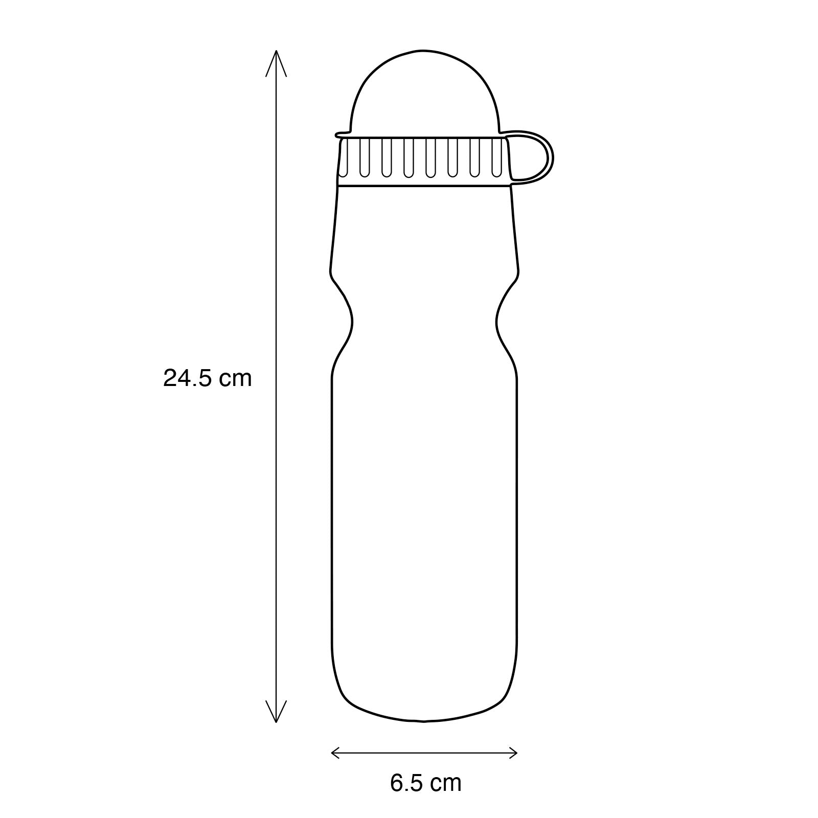 PVC SPORTS WATER BOTTLE