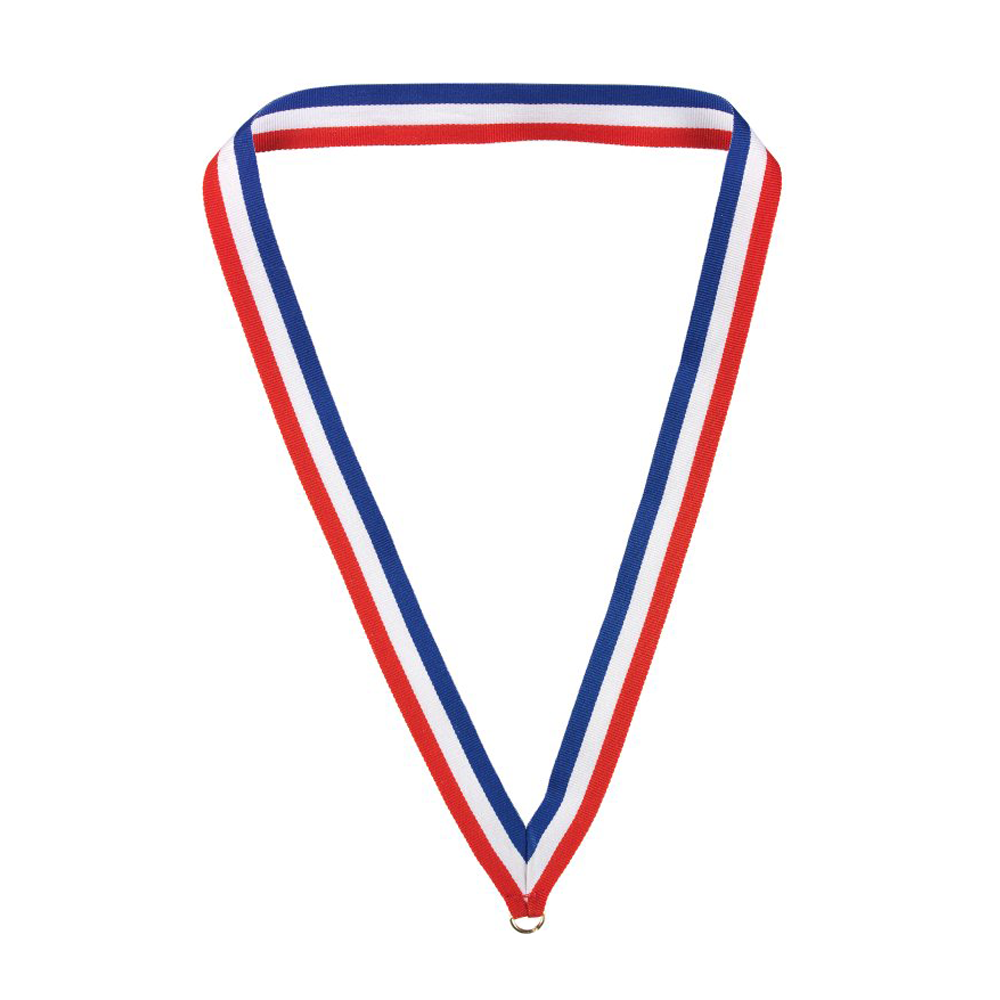 MEDAL RIBBON-RED WHITE BLUE — ASHBI MICRO GOODS WHOLESALERS