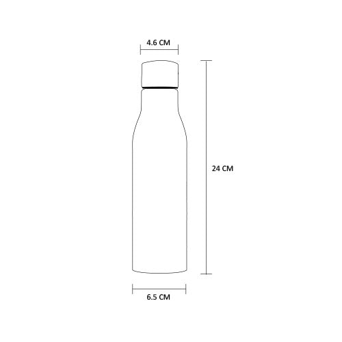SUBLIMATION STAINLESS STEEL BOTTLE WITH TAG - 500 ML