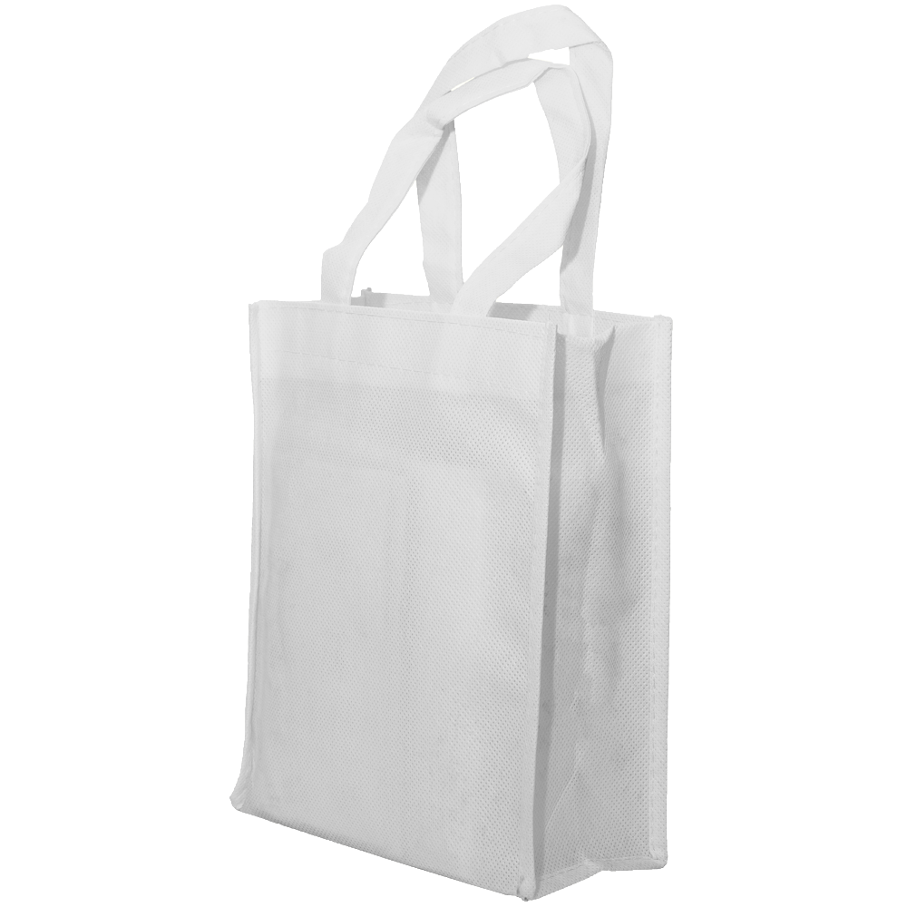 NON WOVEN BAG WITH COLORED EDGES AND HANDLES
